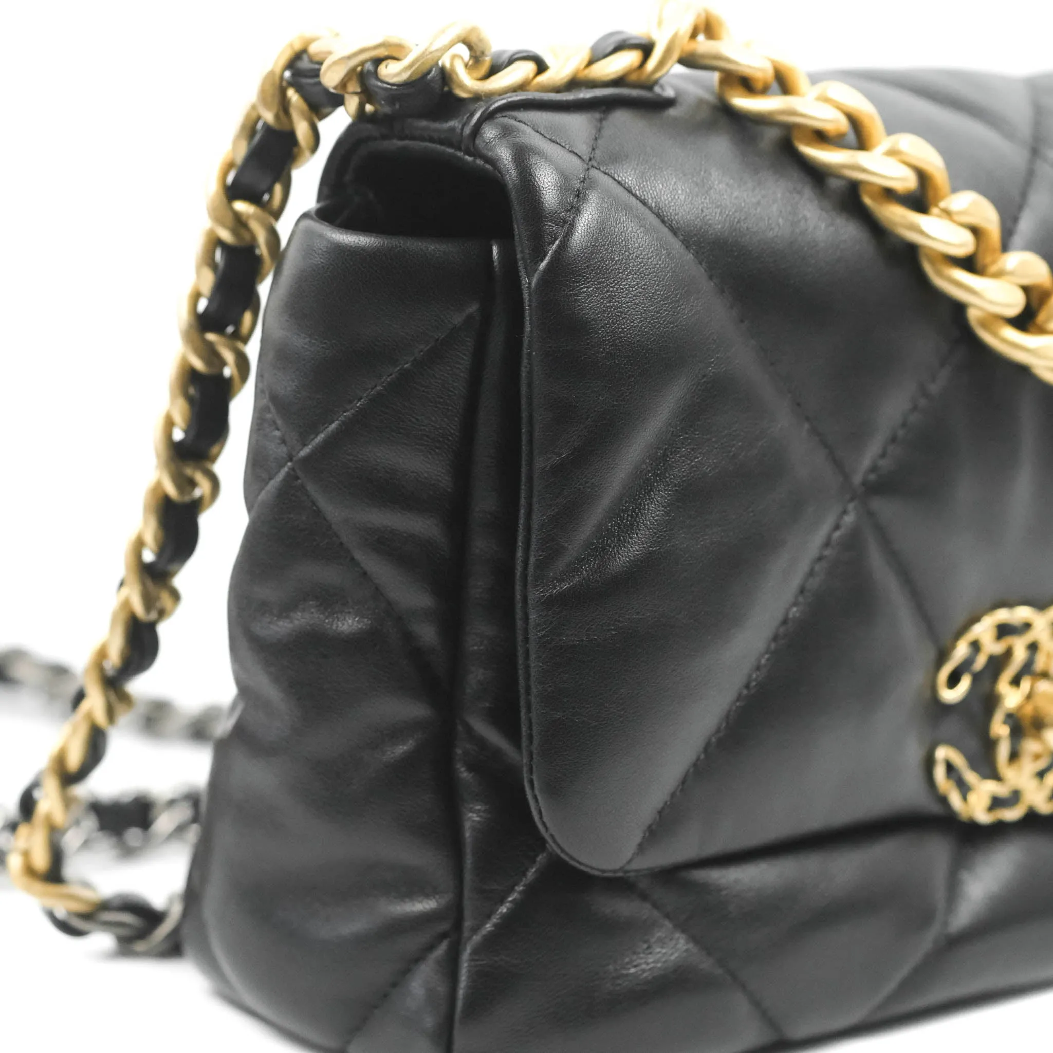 Chanel 19 Small Black Mixed Hardware