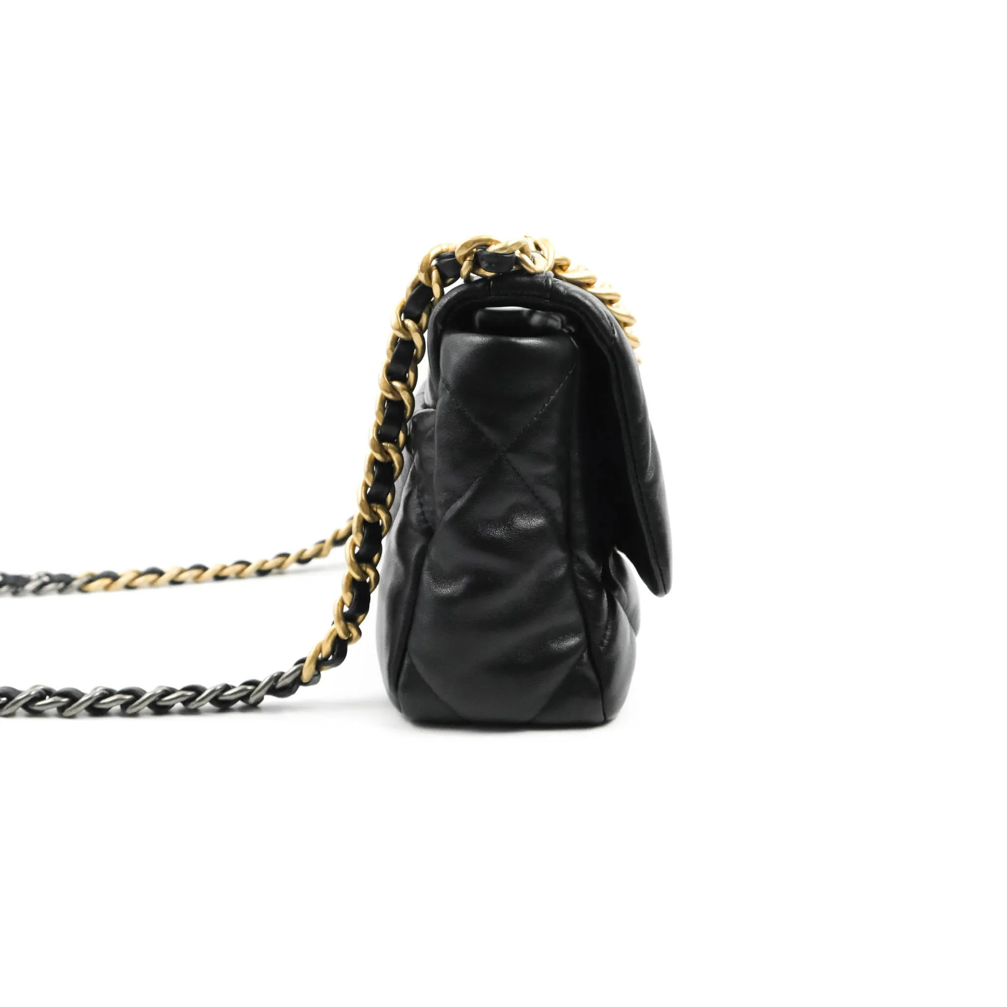 Chanel 19 Small Black Mixed Hardware