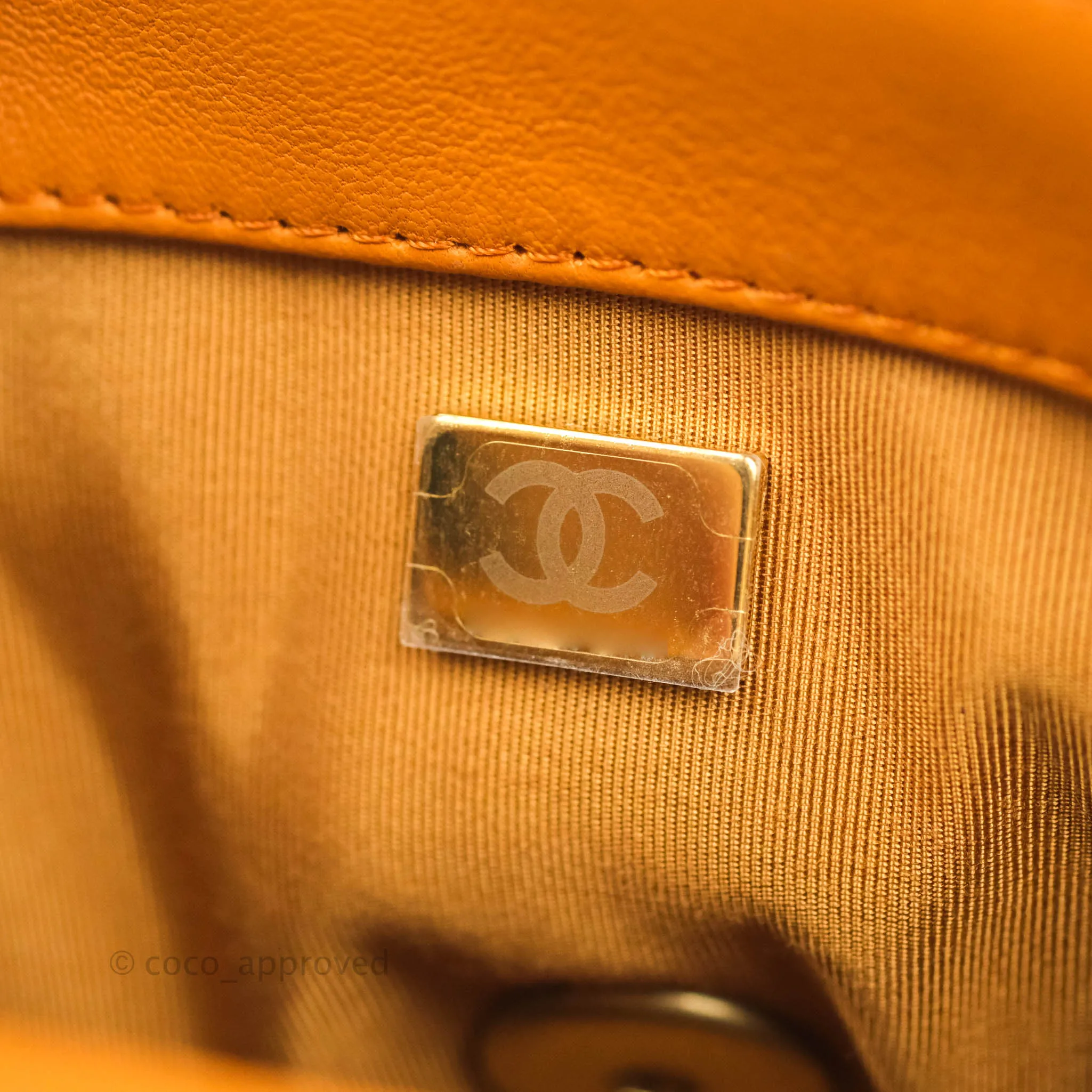 Chanel 19 Small Caramel Brown Mixed Hardware 21A