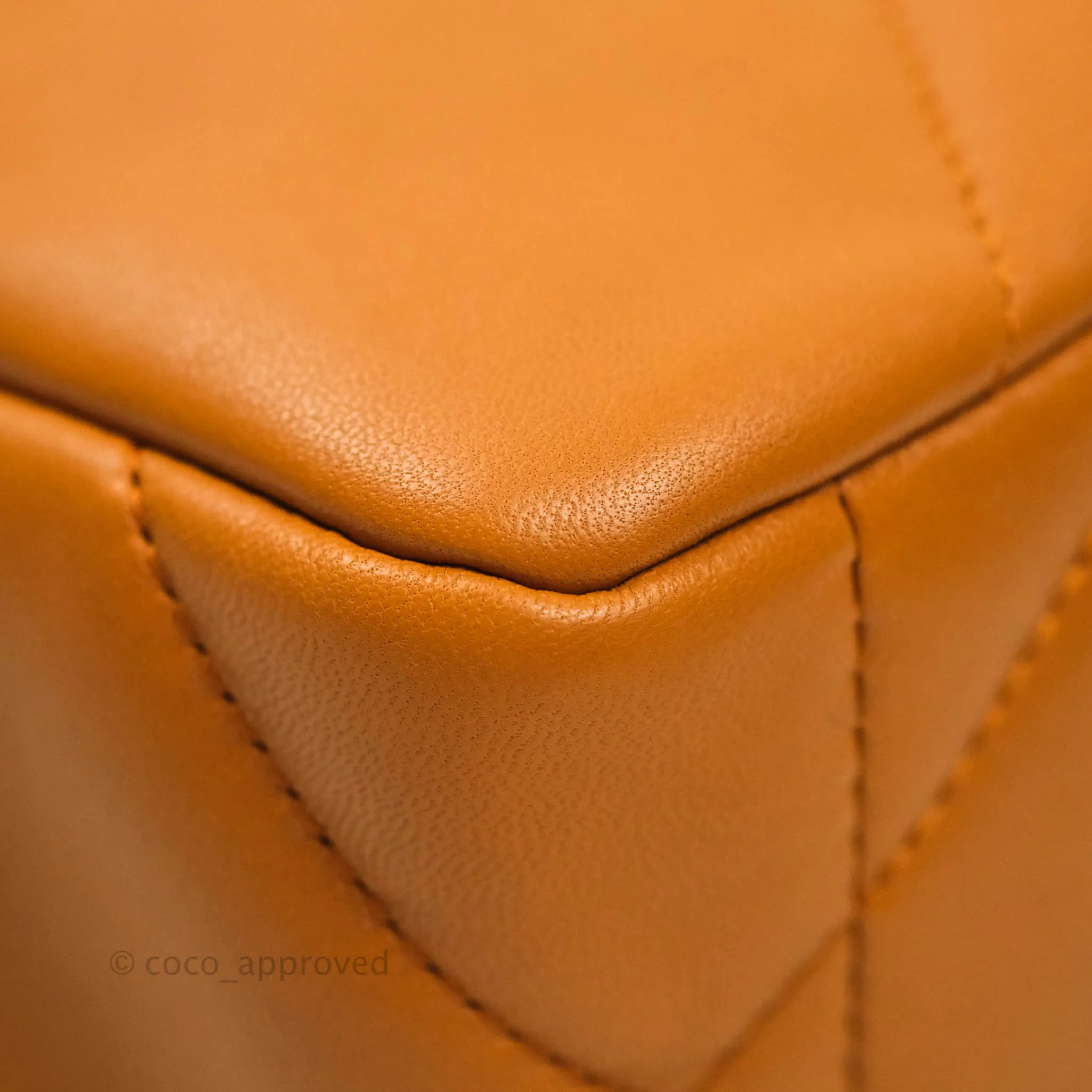 Chanel 19 Small Caramel Brown Mixed Hardware 21A