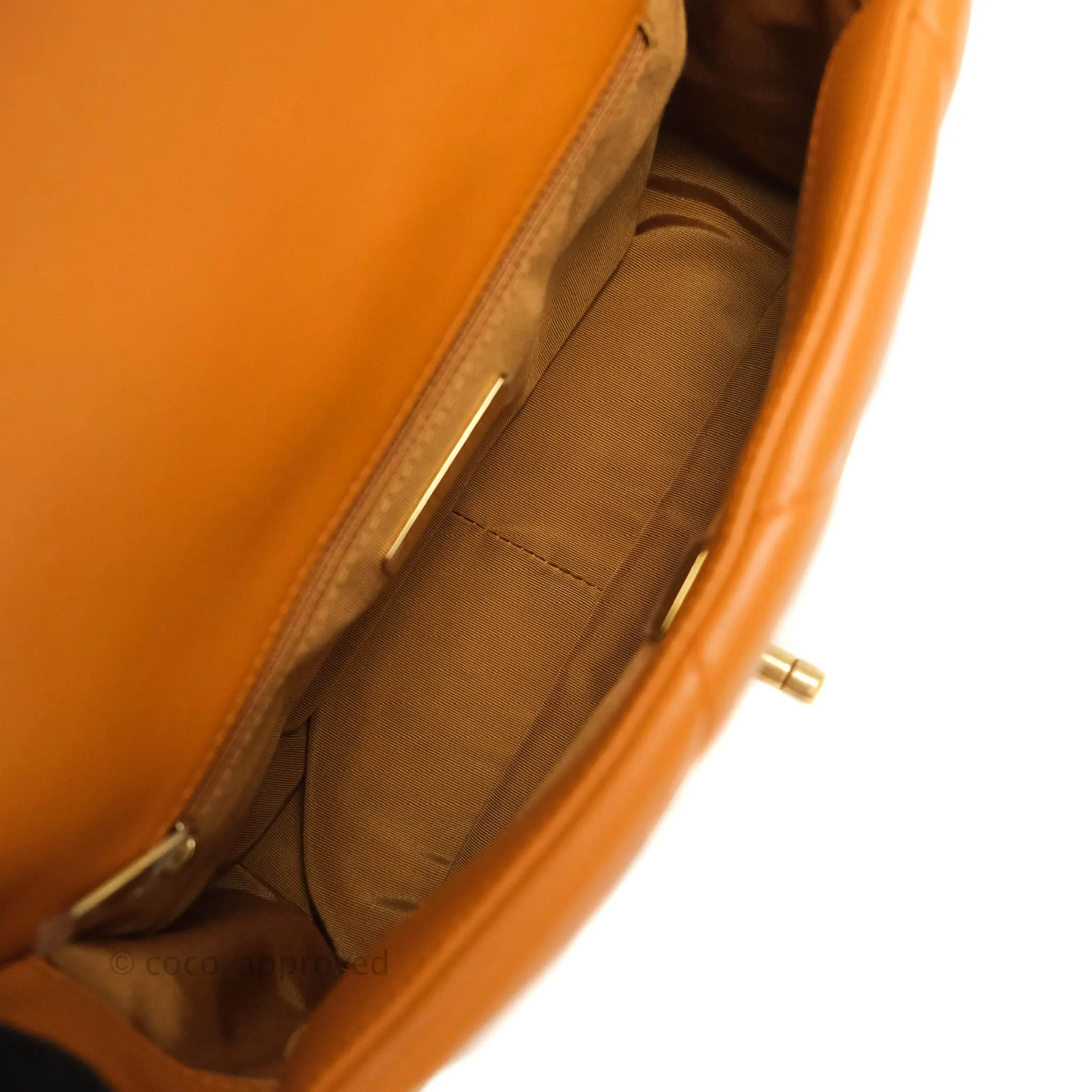 Chanel 19 Small Caramel Brown Mixed Hardware 21A