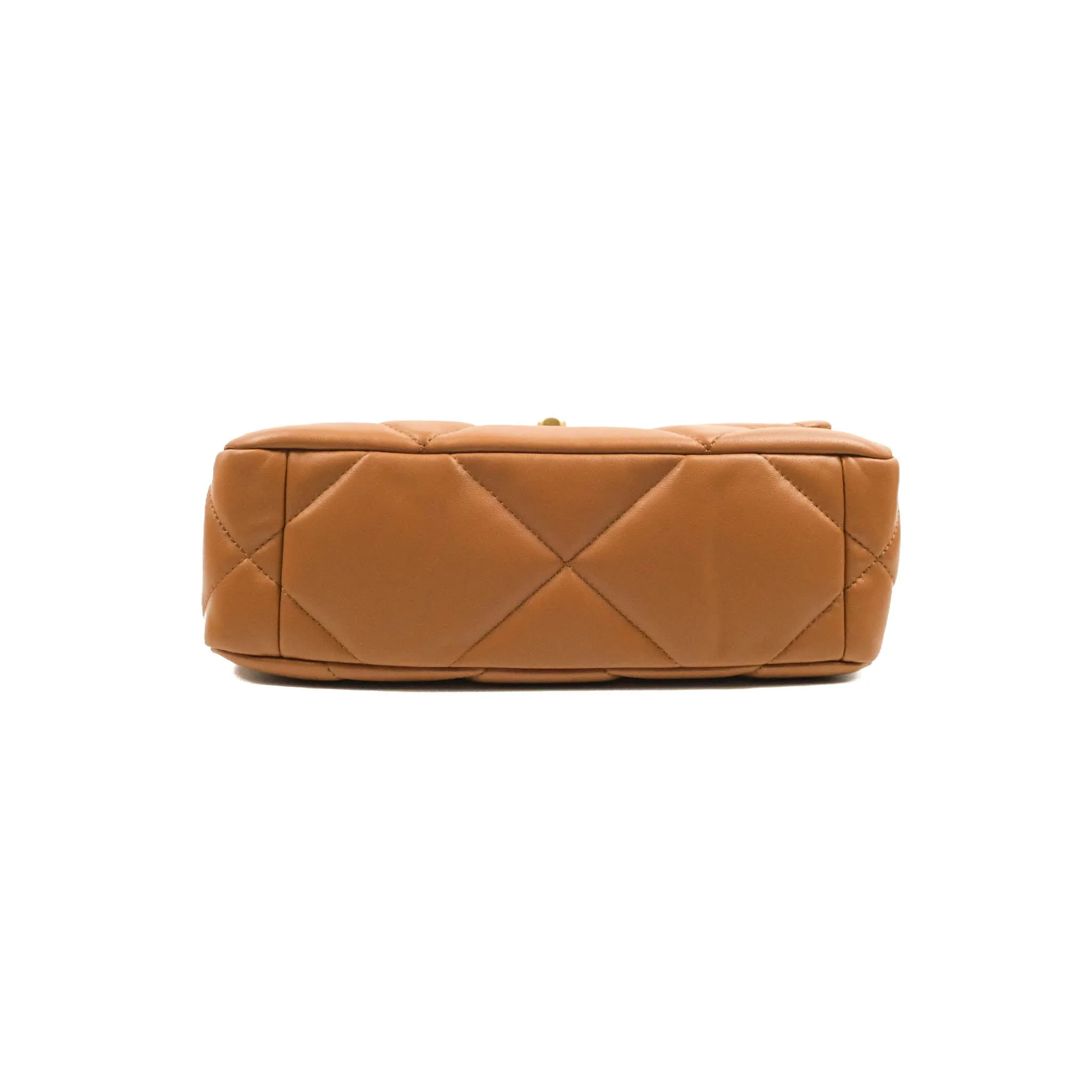 Chanel 19 Small Caramel Dark Beige Lambskin Mixed Hardware 21K