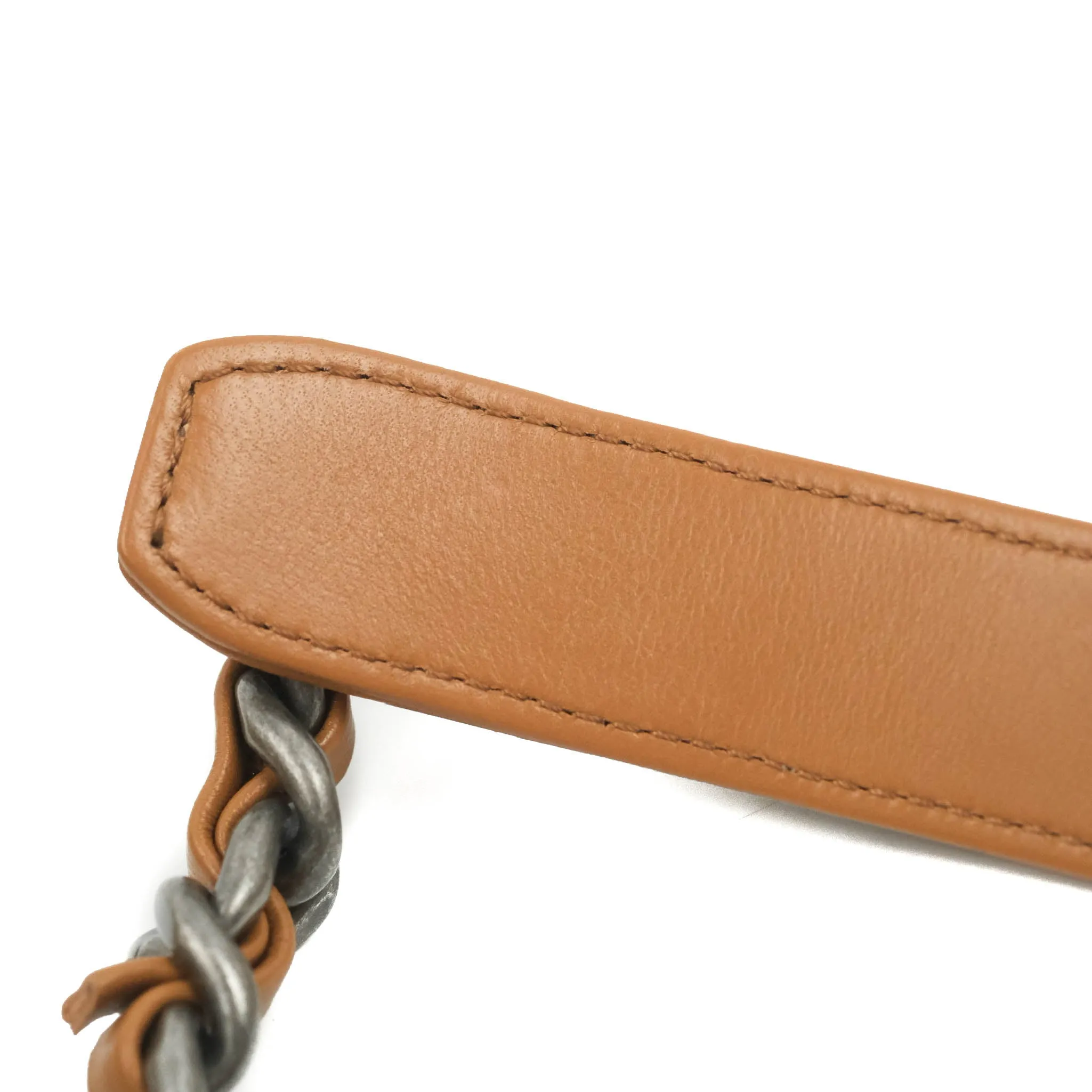 Chanel 19 Small Caramel Dark Beige Lambskin Mixed Hardware 21K