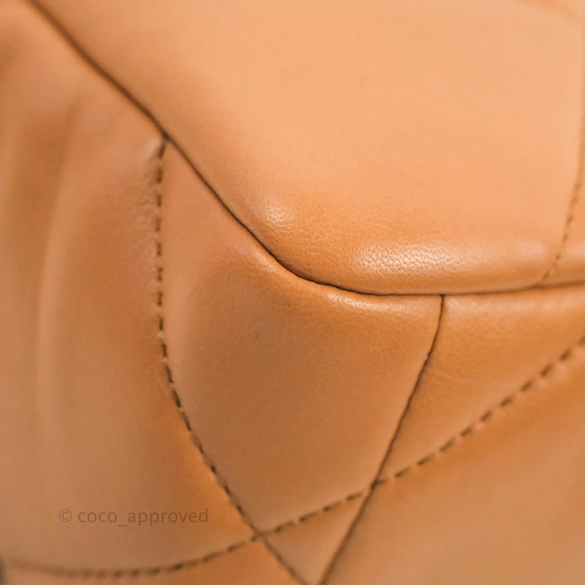 Chanel 19 Small Caramel Dark Beige Mixed Hardware 21K