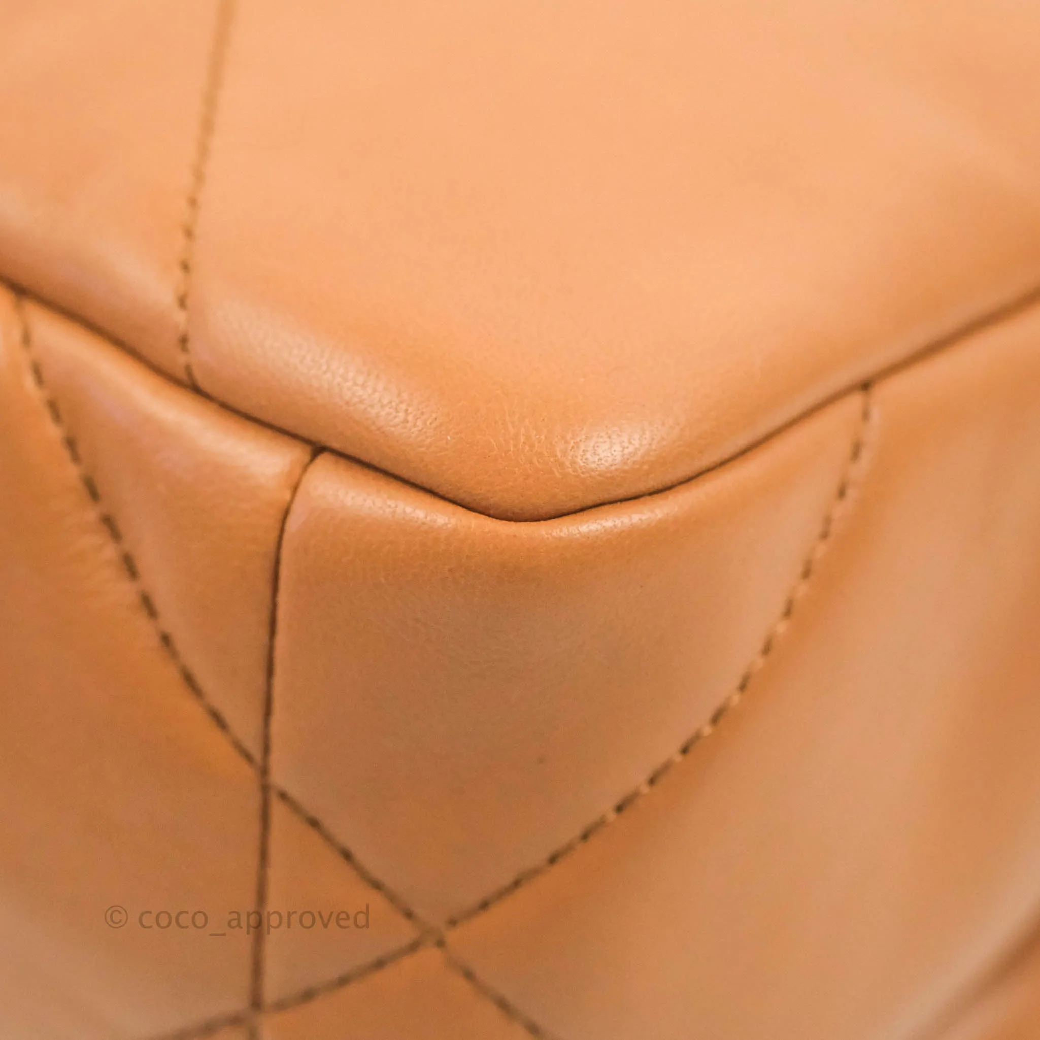 Chanel 19 Small Caramel Dark Beige Mixed Hardware 21K