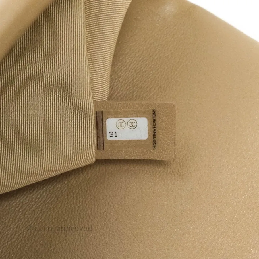 Chanel 19 Small Dark Beige Mixed Hardware