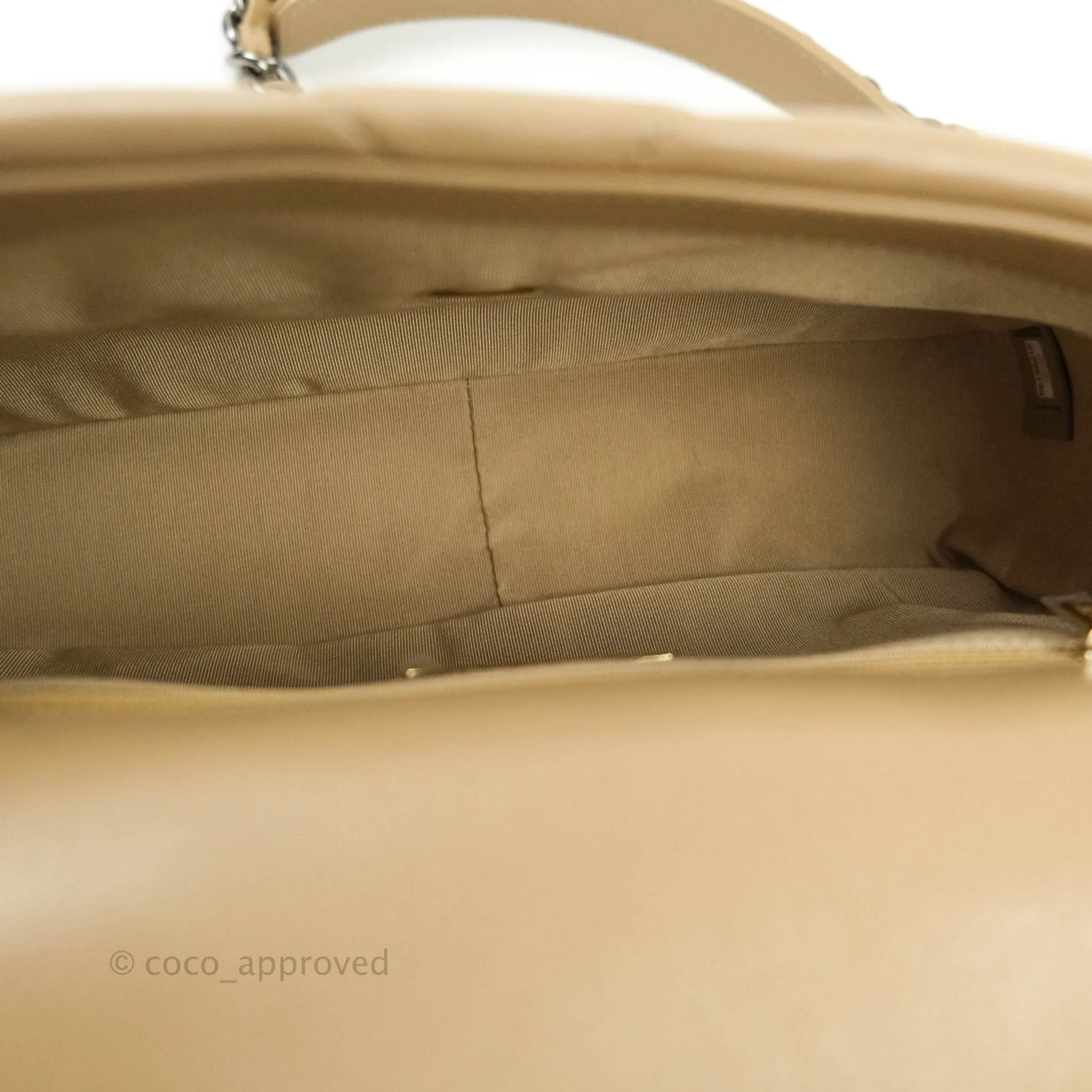 Chanel 19 Small Dark Beige Mixed Hardware