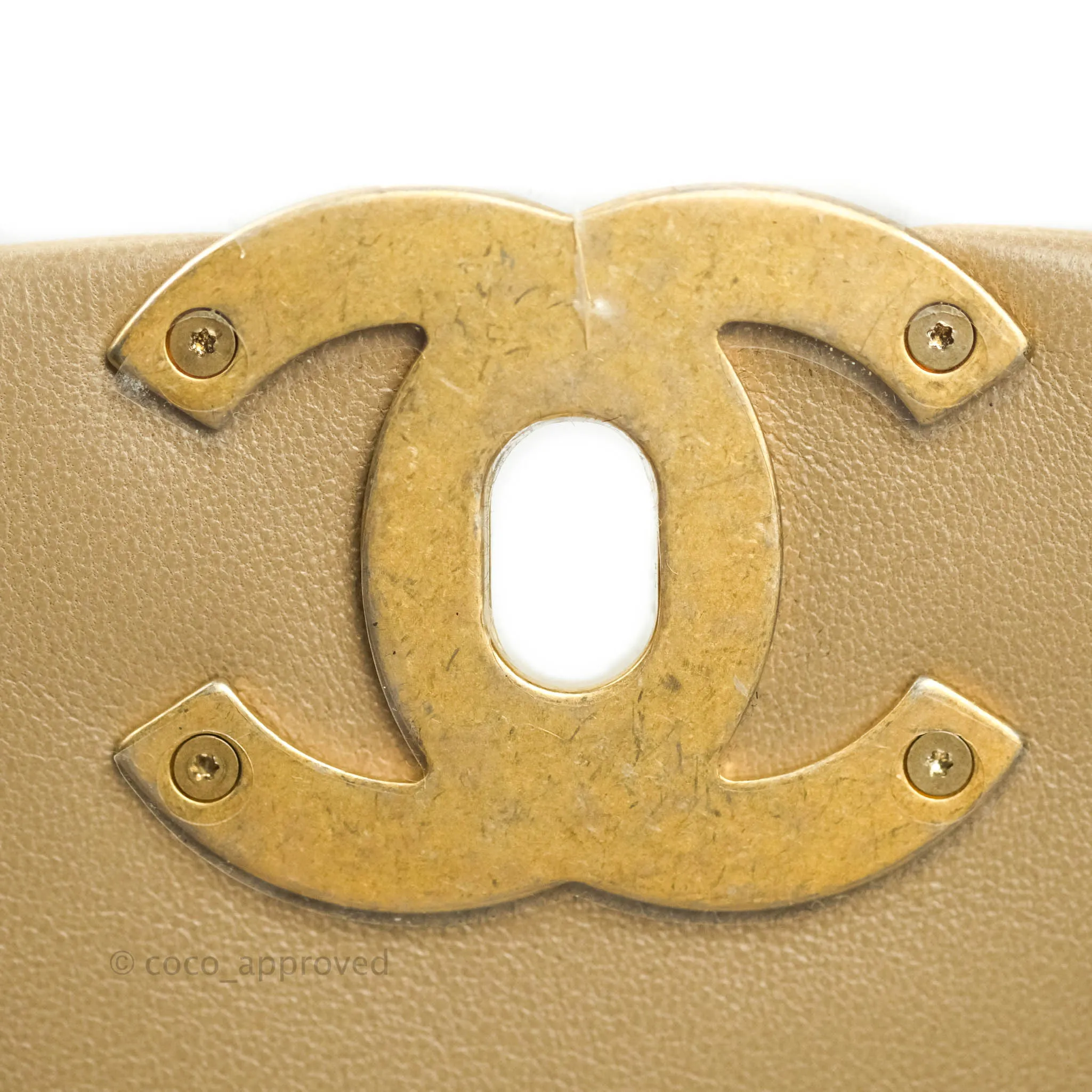 Chanel 19 Small Dark Beige Mixed Hardware