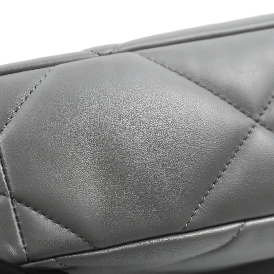 Chanel 19 Small Dark Grey Lambskin Mixed Hardware