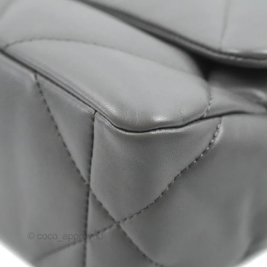Chanel 19 Small Dark Grey Lambskin Mixed Hardware