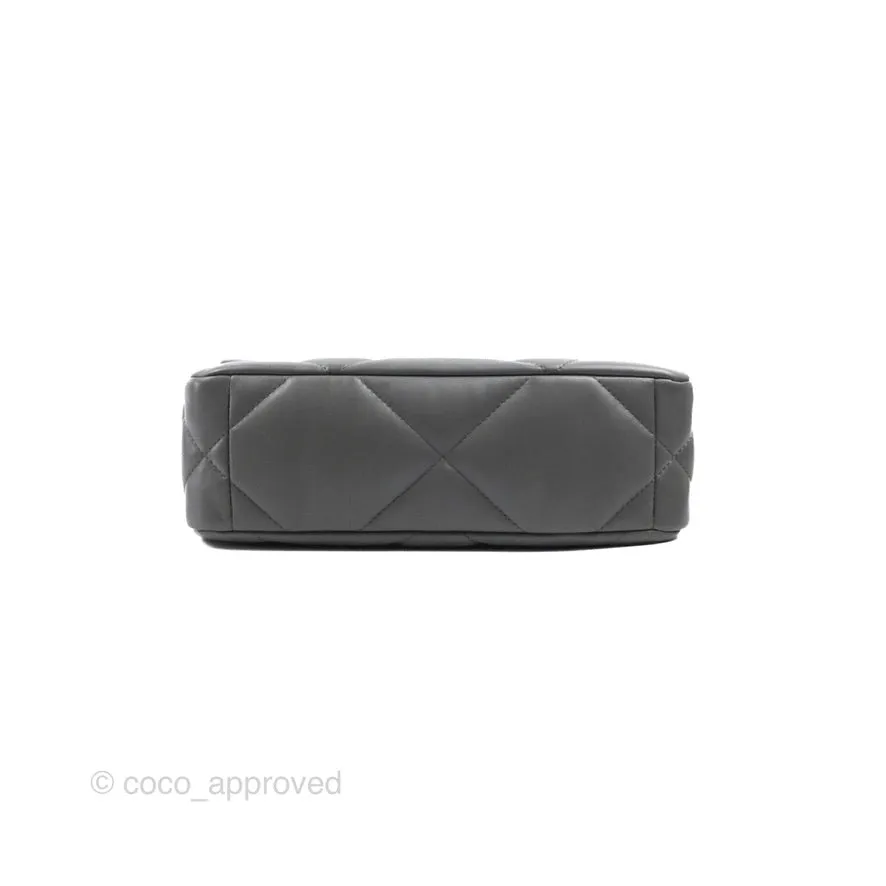 Chanel 19 Small Dark Grey Lambskin Mixed Hardware
