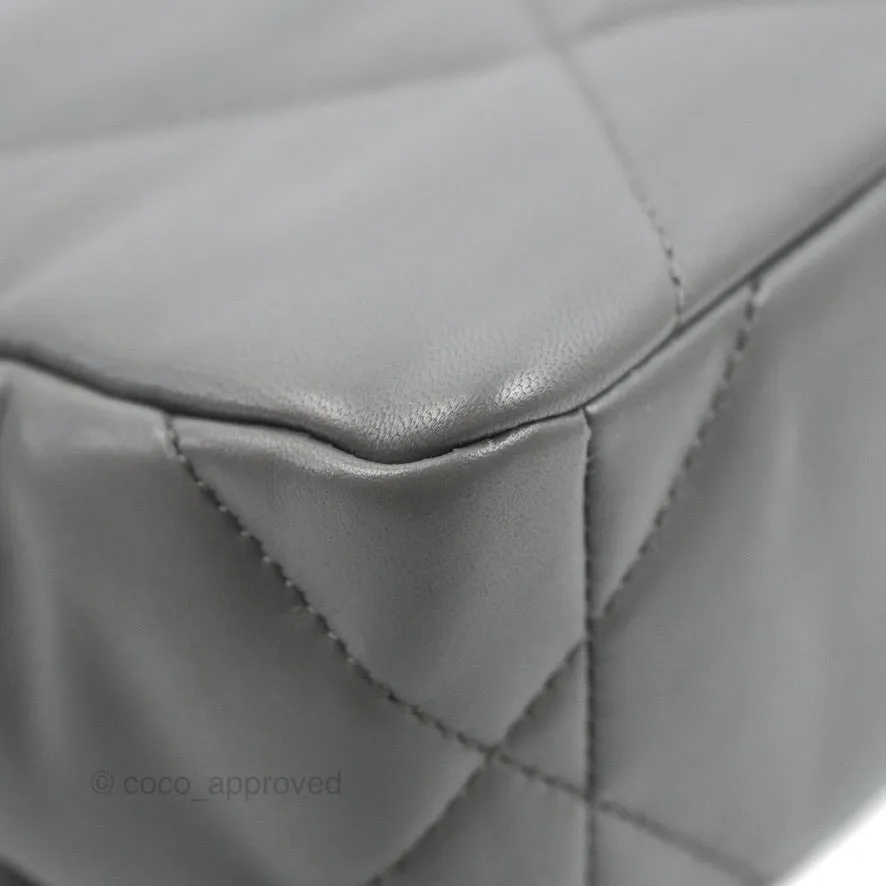 Chanel 19 Small Dark Grey Lambskin Mixed Hardware