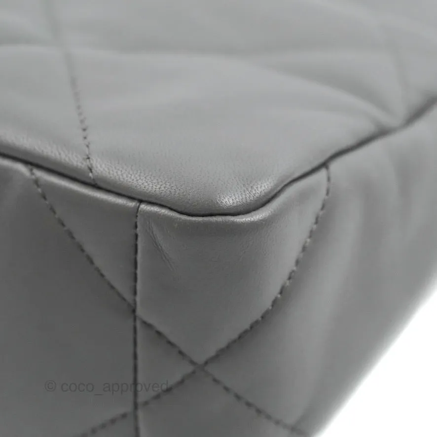 Chanel 19 Small Dark Grey Lambskin Mixed Hardware