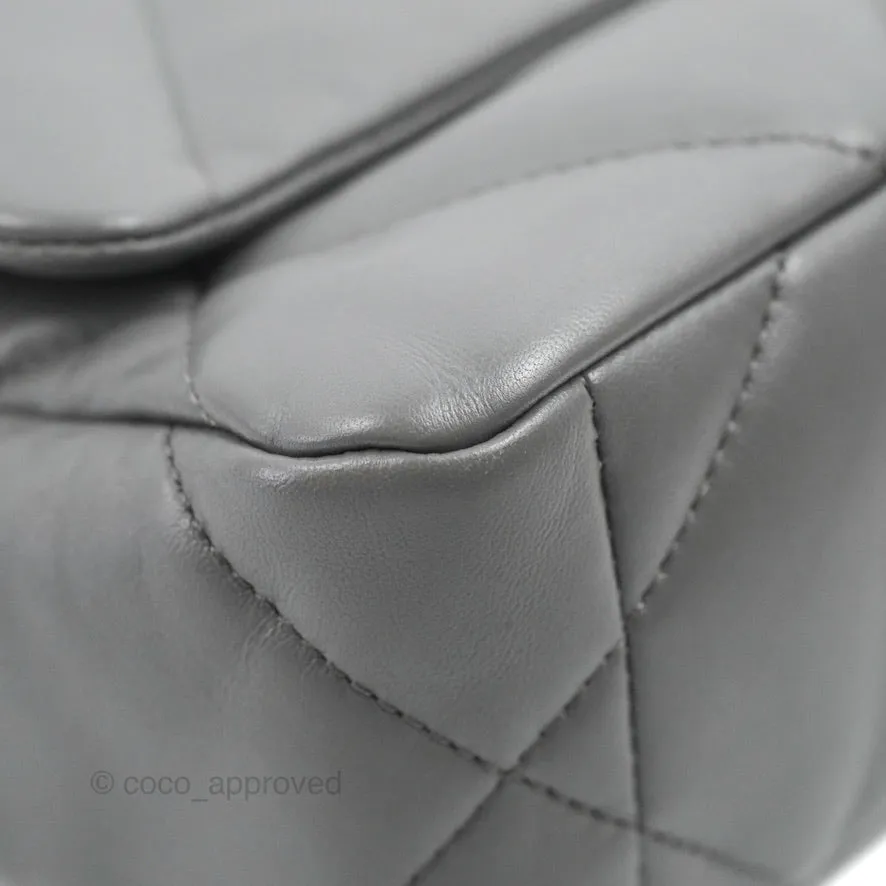 Chanel 19 Small Dark Grey Lambskin Mixed Hardware