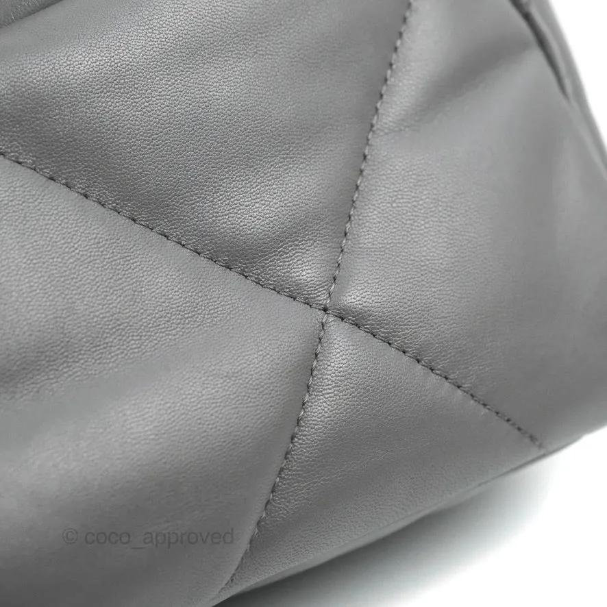 Chanel 19 Small Dark Grey Lambskin Mixed Hardware