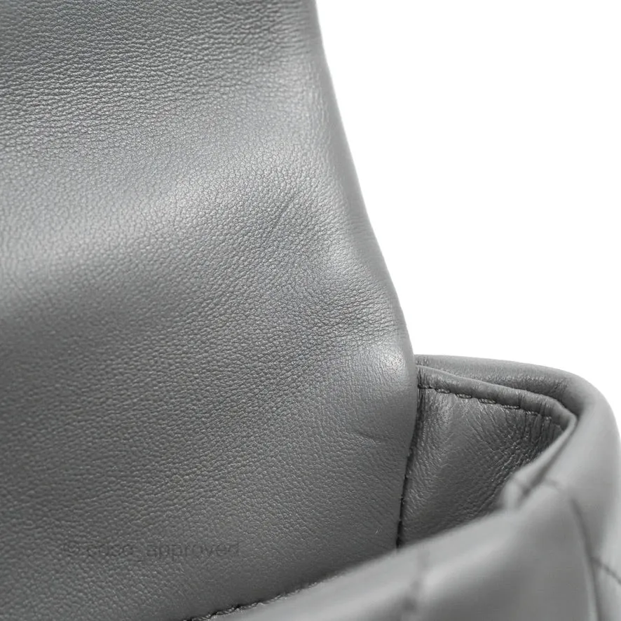 Chanel 19 Small Dark Grey Lambskin Mixed Hardware