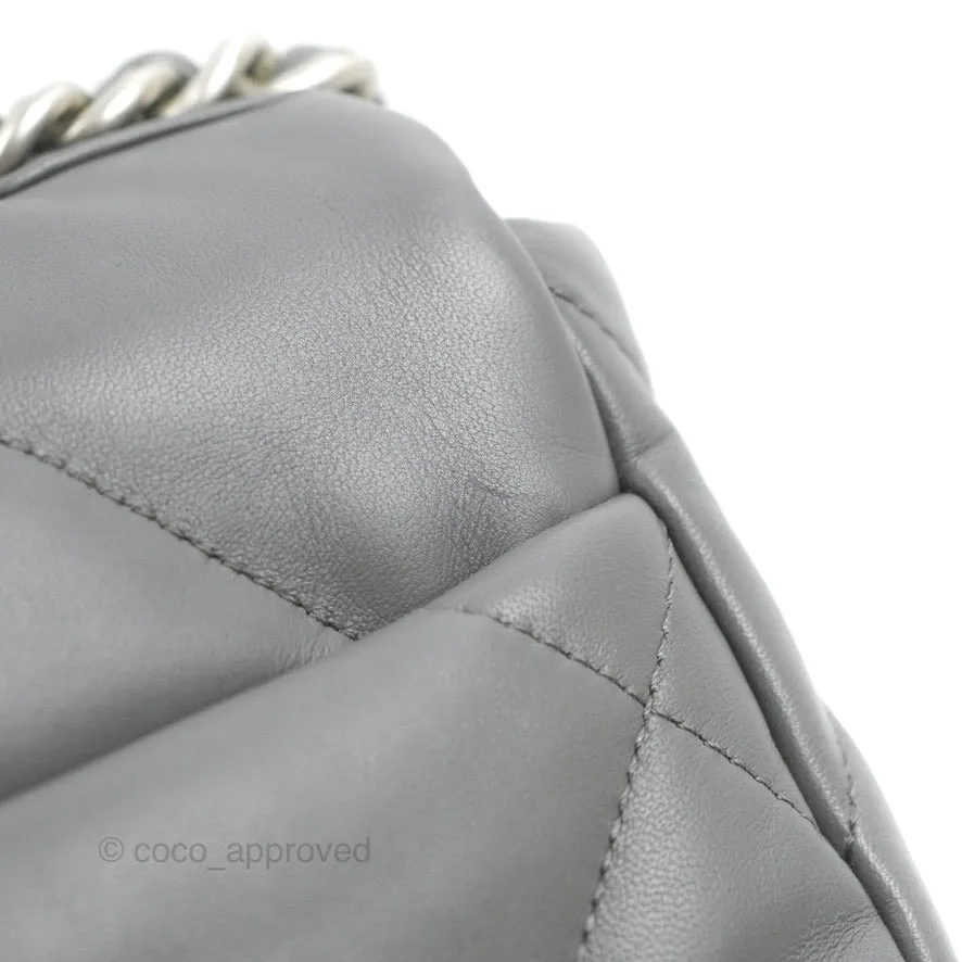 Chanel 19 Small Dark Grey Lambskin Mixed Hardware