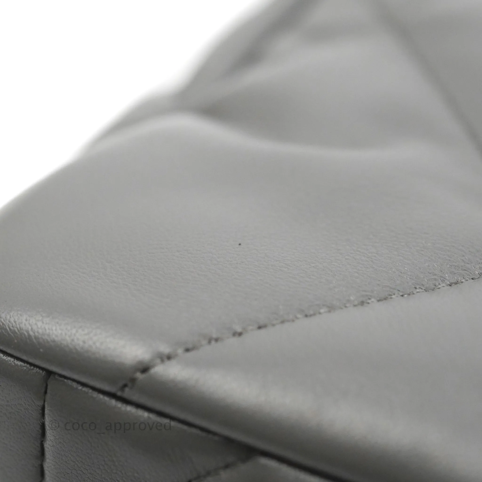 Chanel 19 Small Dark Grey Mixed Hardware