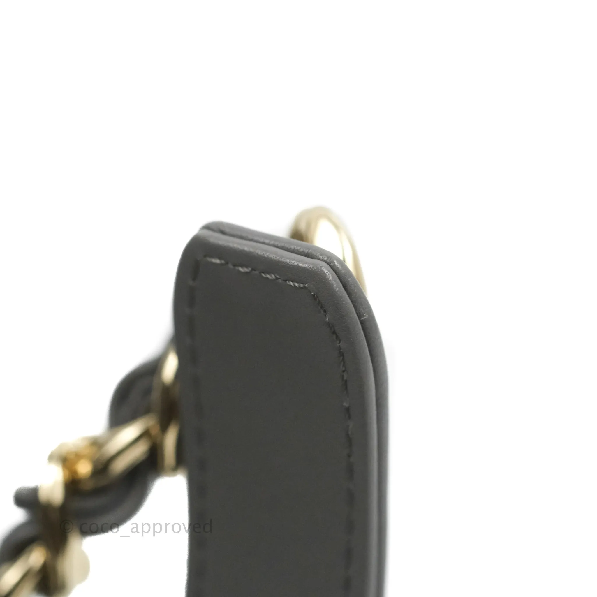 Chanel 19 Small Dark Grey Mixed Hardware