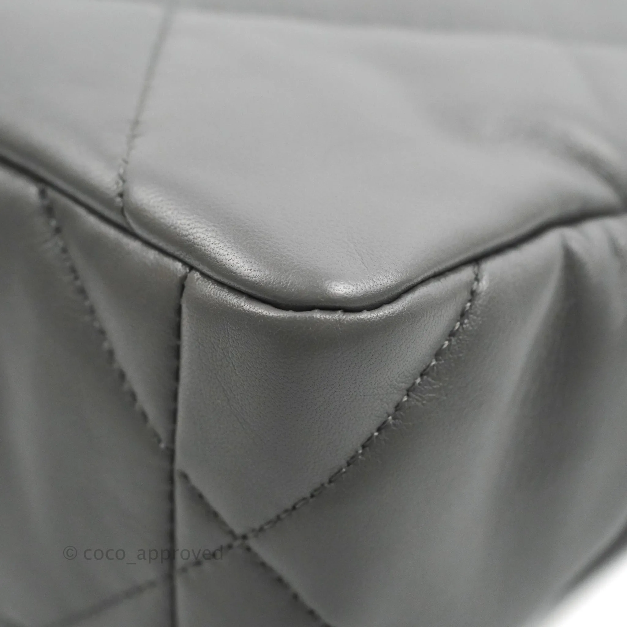 Chanel 19 Small Dark Grey Mixed Hardware