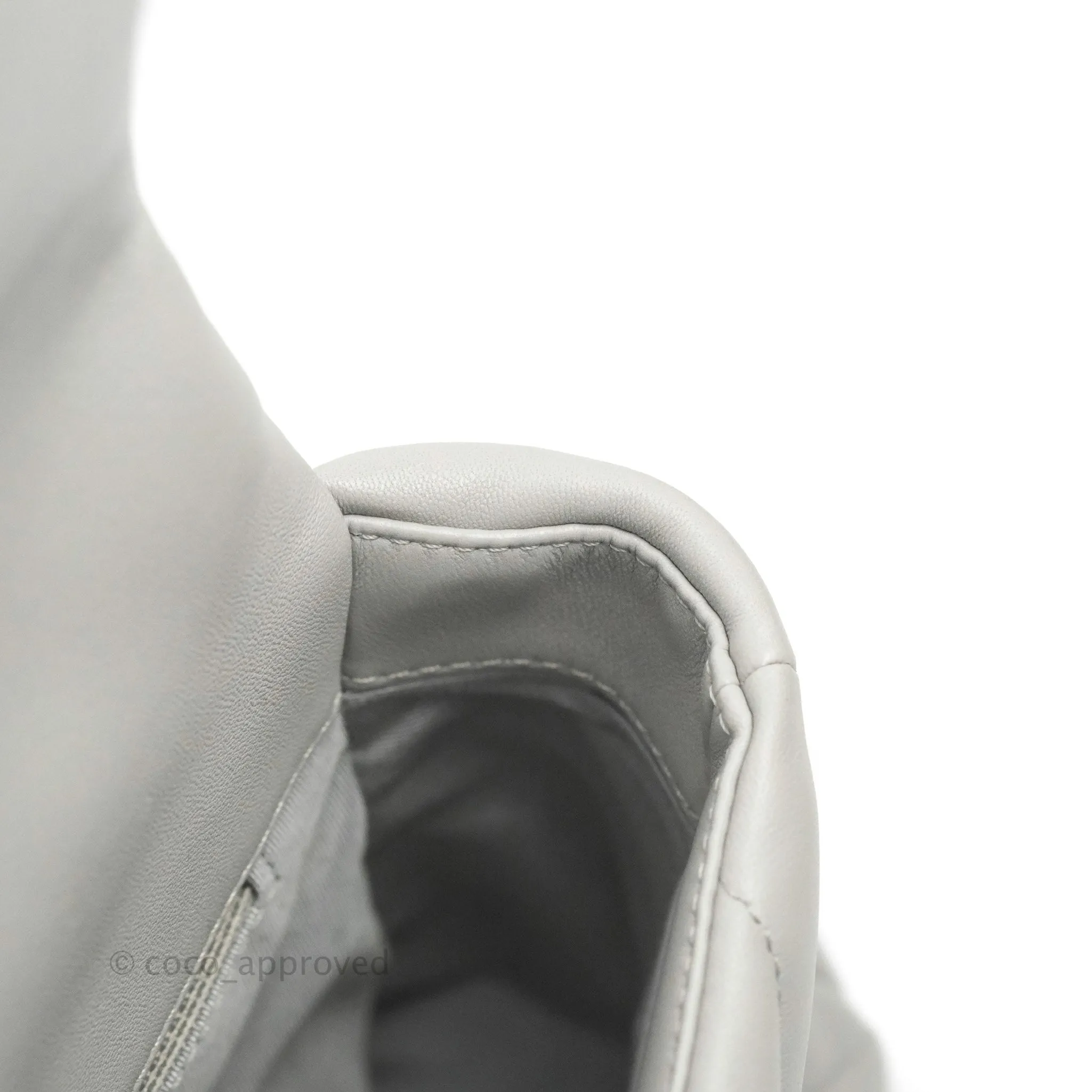 Chanel 19 Small Grey Mixed Hardware 21A