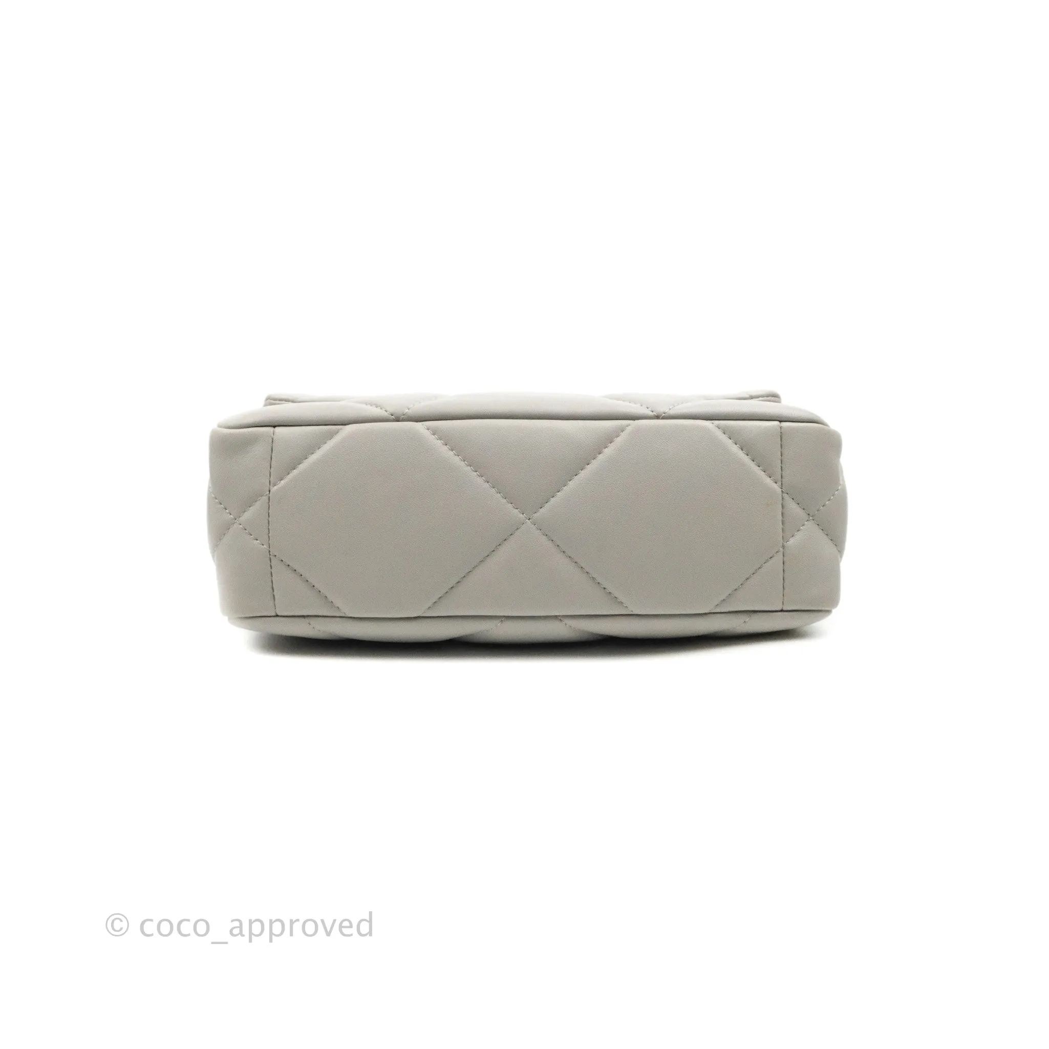 Chanel 19 Small Grey Mixed Hardware 21A