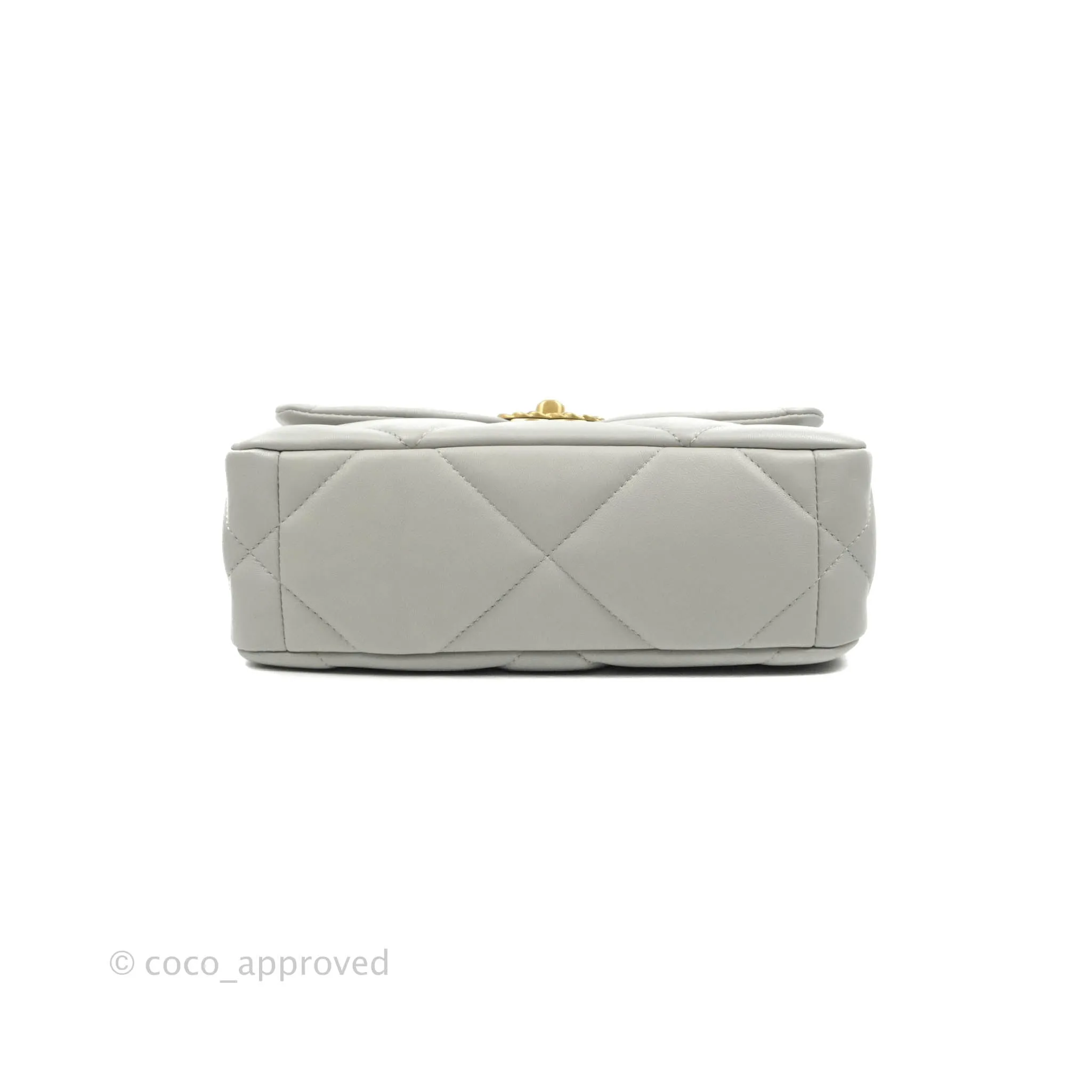 Chanel 19 Small Grey Mixed Hardware 21A