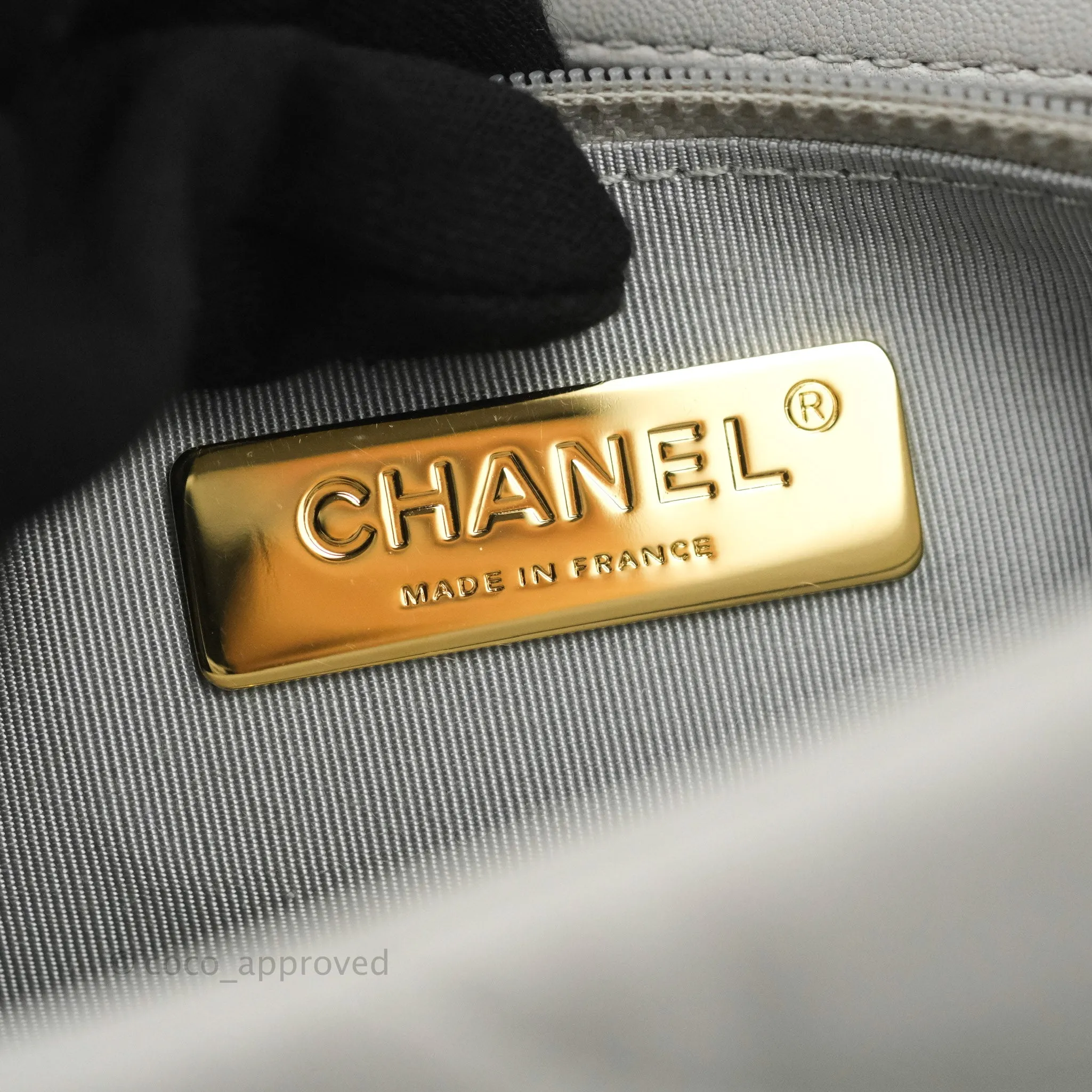 Chanel 19 Small Grey Mixed Hardware 21A
