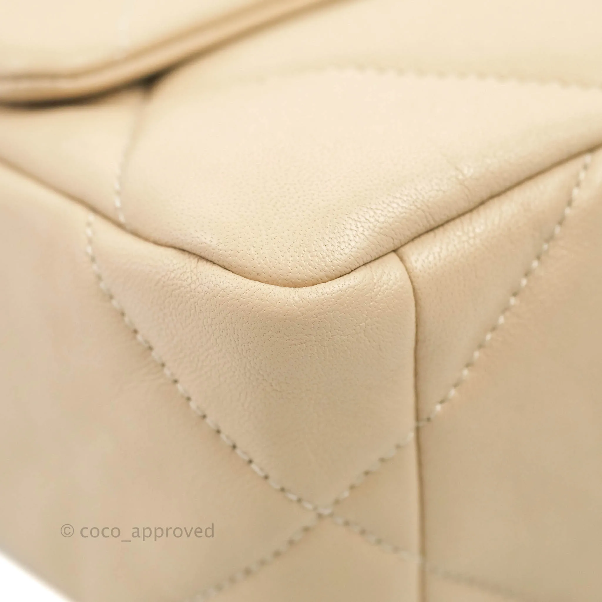 Chanel 19 Small Light Beige Mixed Hardware 20S