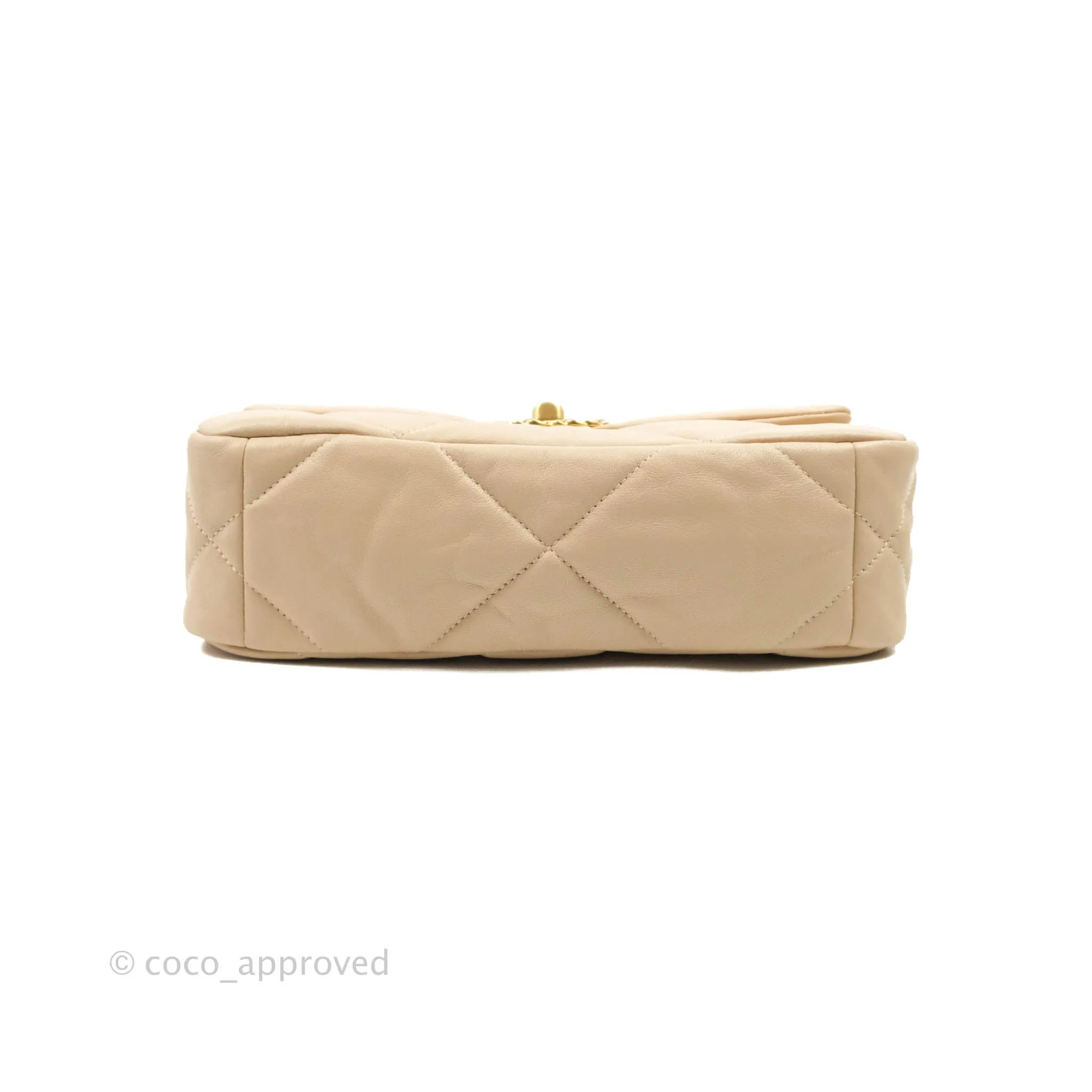 Chanel 19 Small Light Beige Mixed Hardware 20S