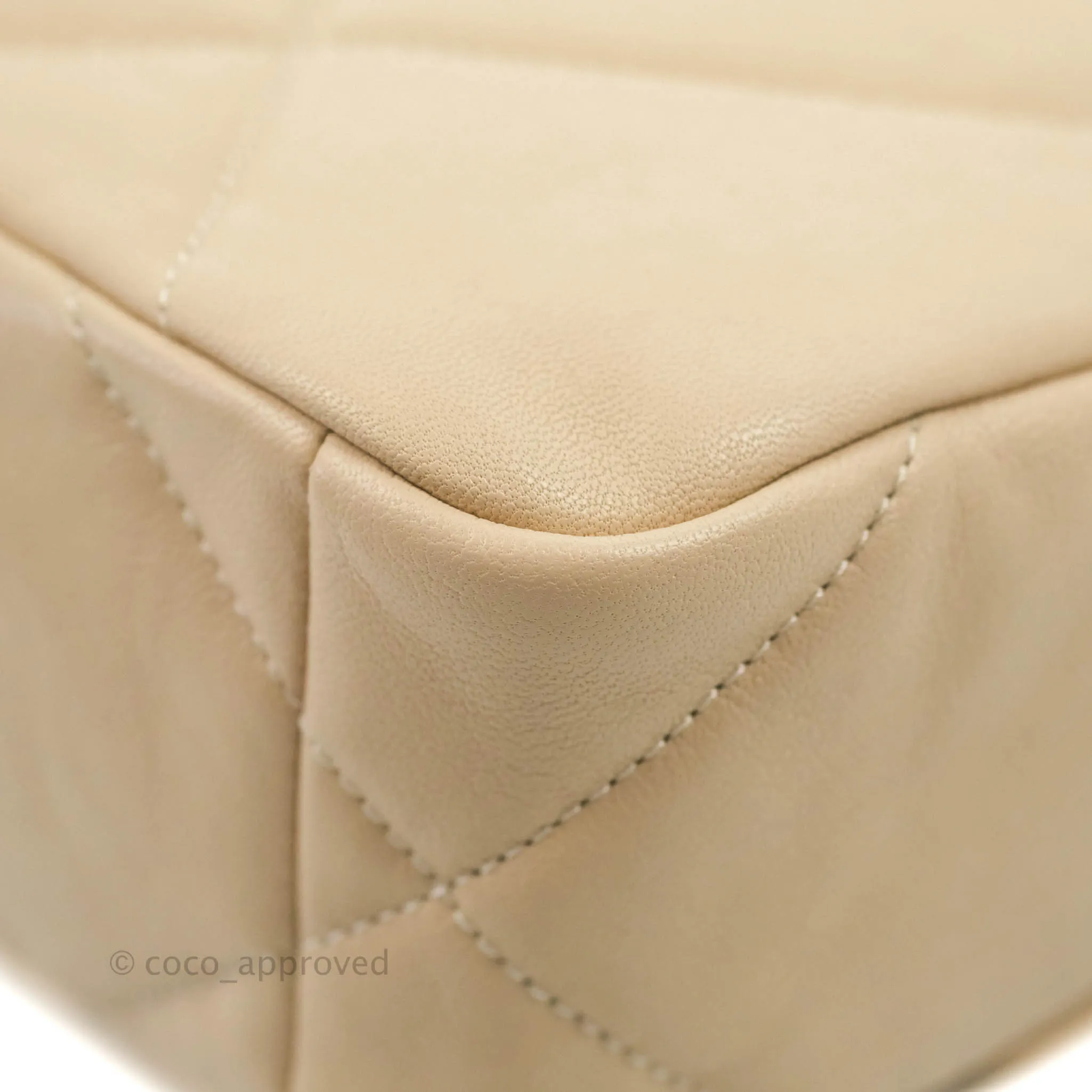 Chanel 19 Small Light Beige Mixed Hardware 20S