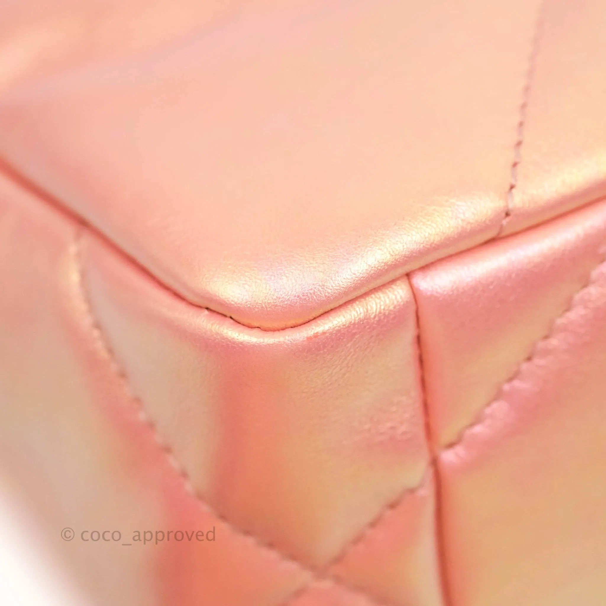 Chanel 19 Small Metallic Pink Mixed Hardware
