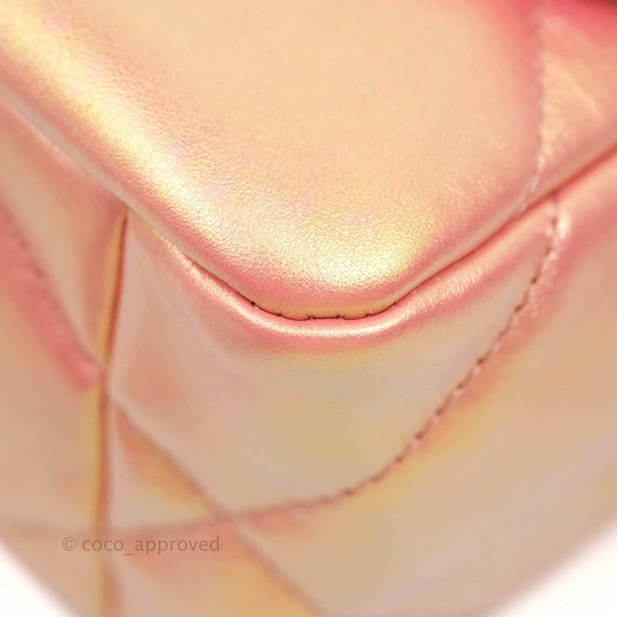 Chanel 19 Small Metallic Pink Mixed Hardware