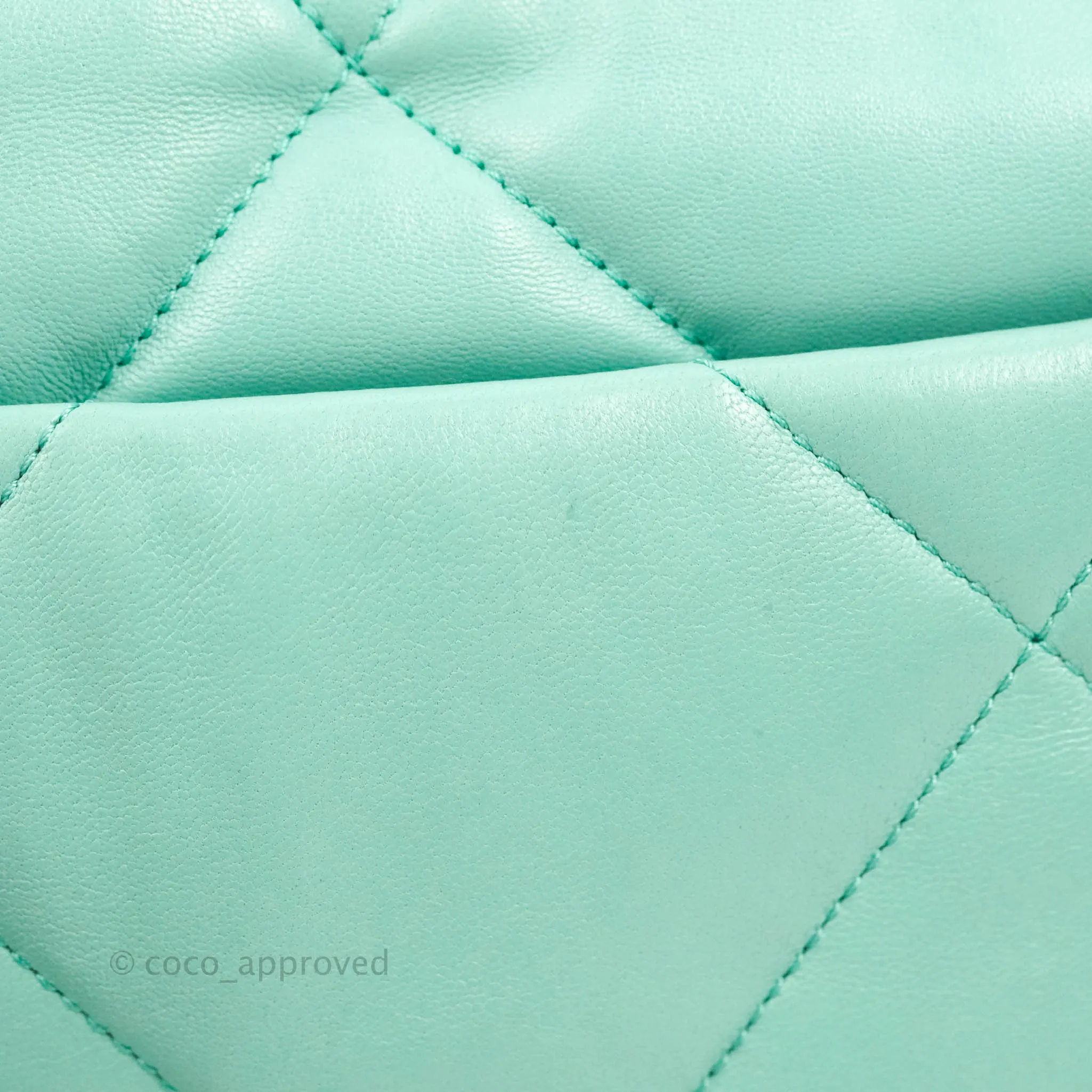 Chanel 19 Small Tiffany Blue Mixed Hardware