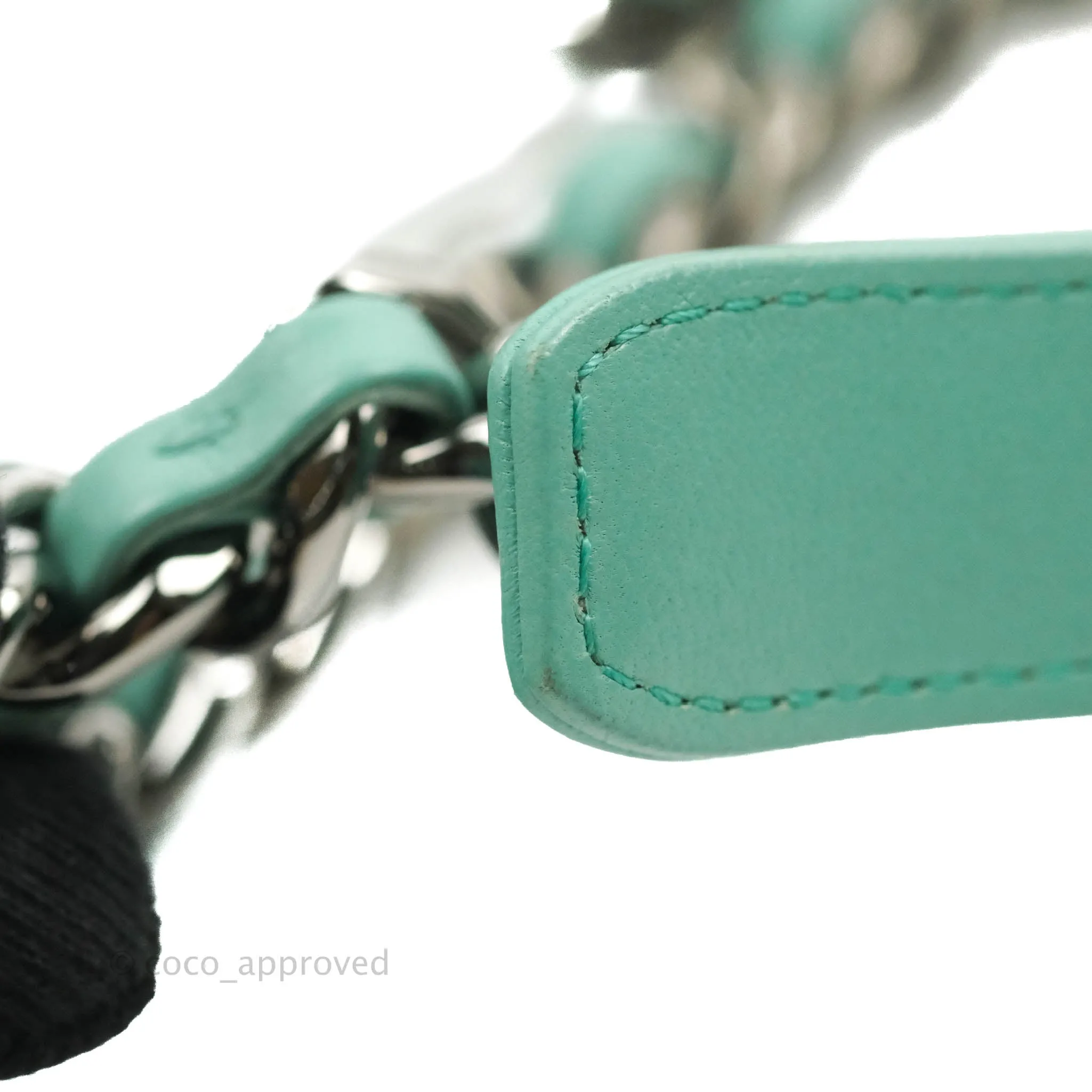 Chanel 19 Small Tiffany Blue Mixed Hardware