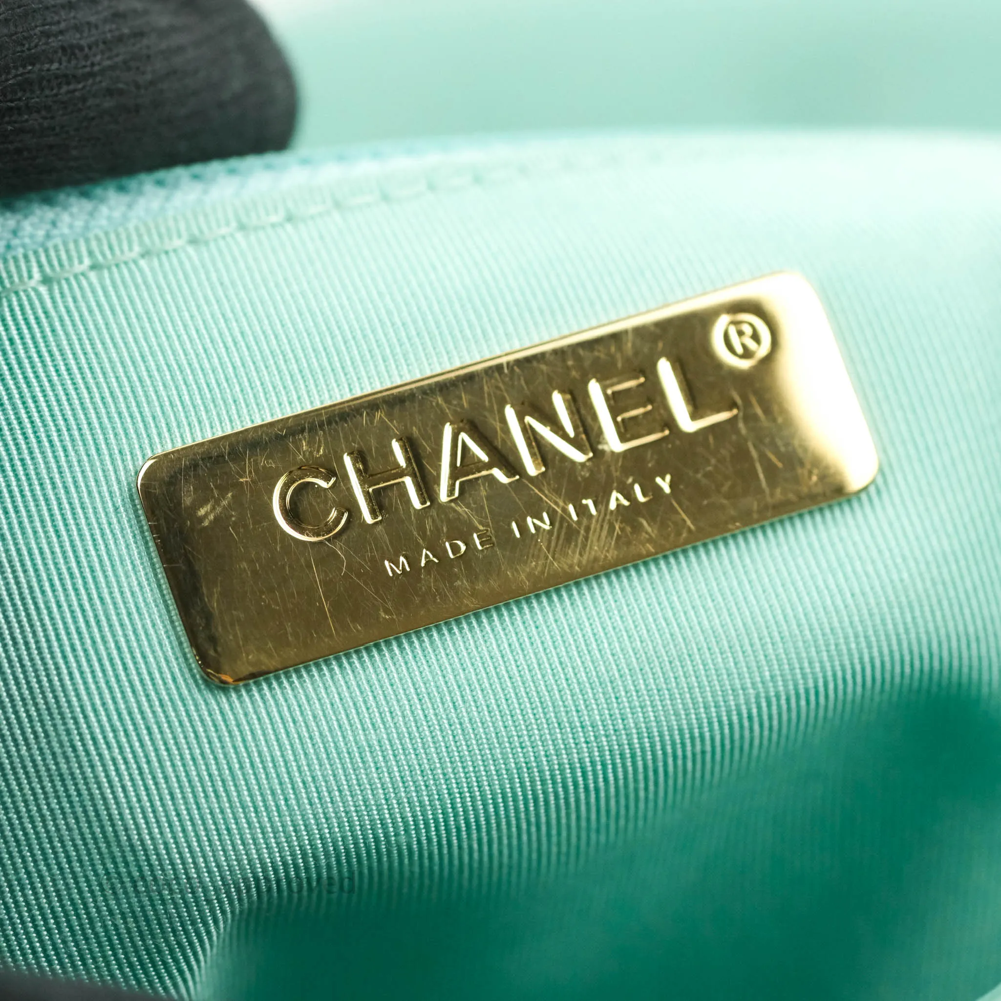 Chanel 19 Small Tiffany Blue Mixed Hardware