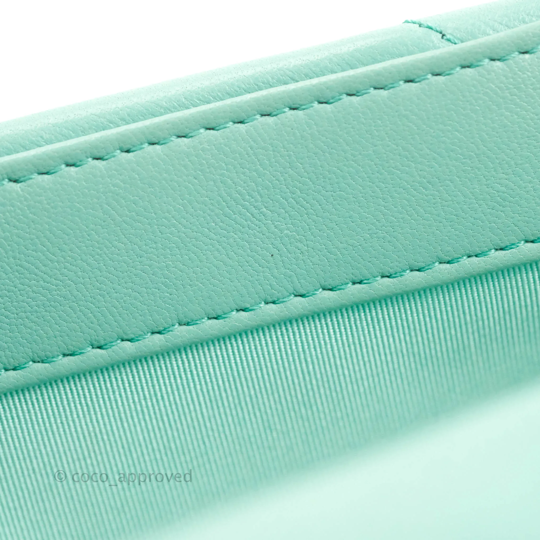 Chanel 19 Small Tiffany Blue Mixed Hardware