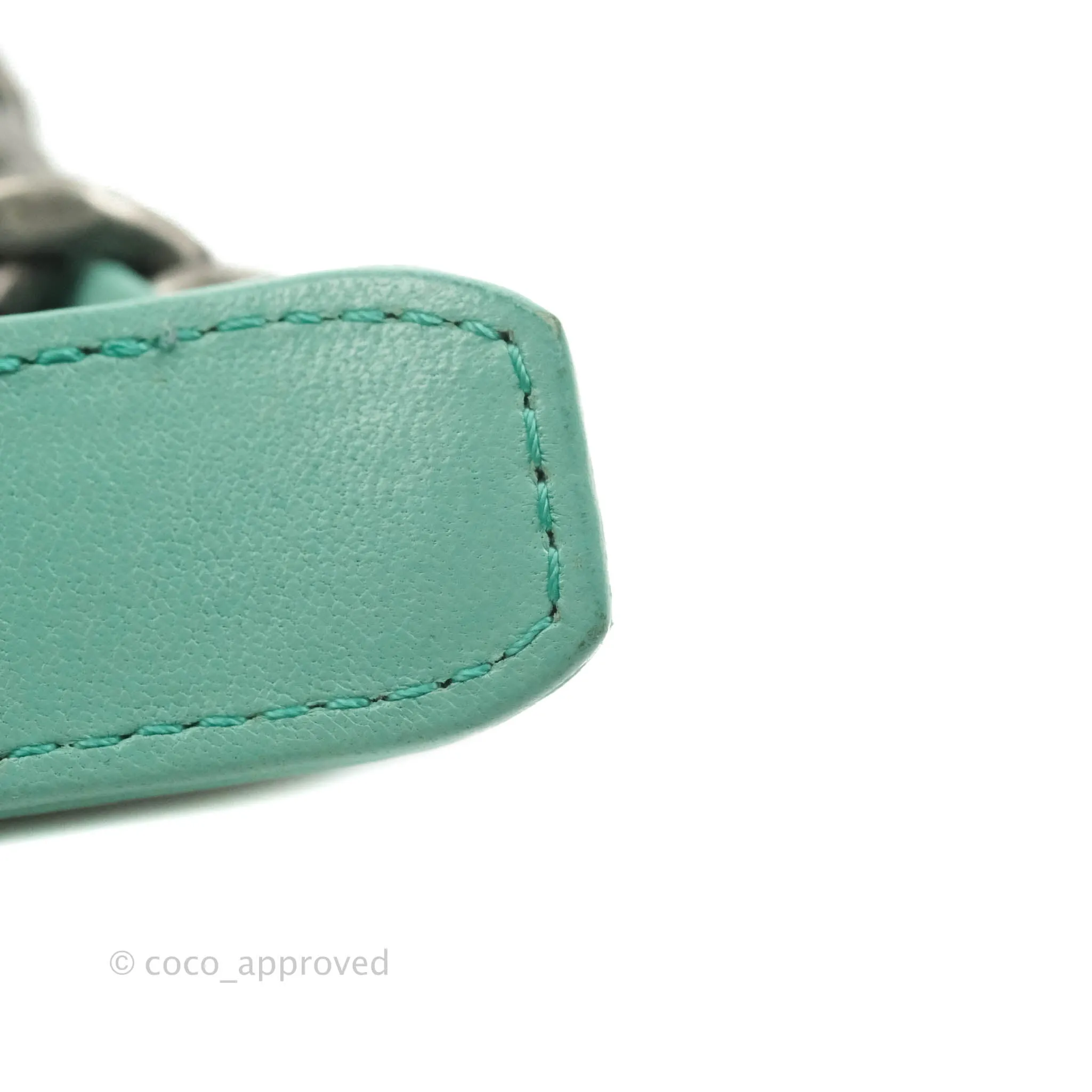 Chanel 19 Small Tiffany Blue Mixed Hardware