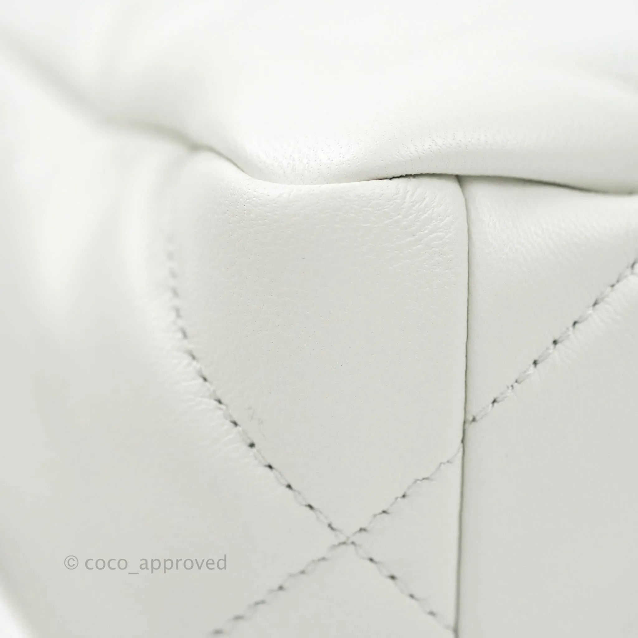Chanel 19 Small White Mixed Hardware