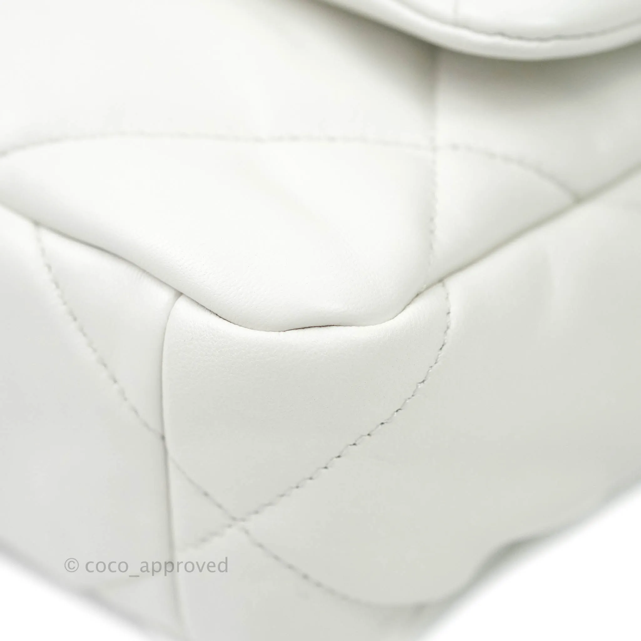 Chanel 19 Small White Mixed Hardware