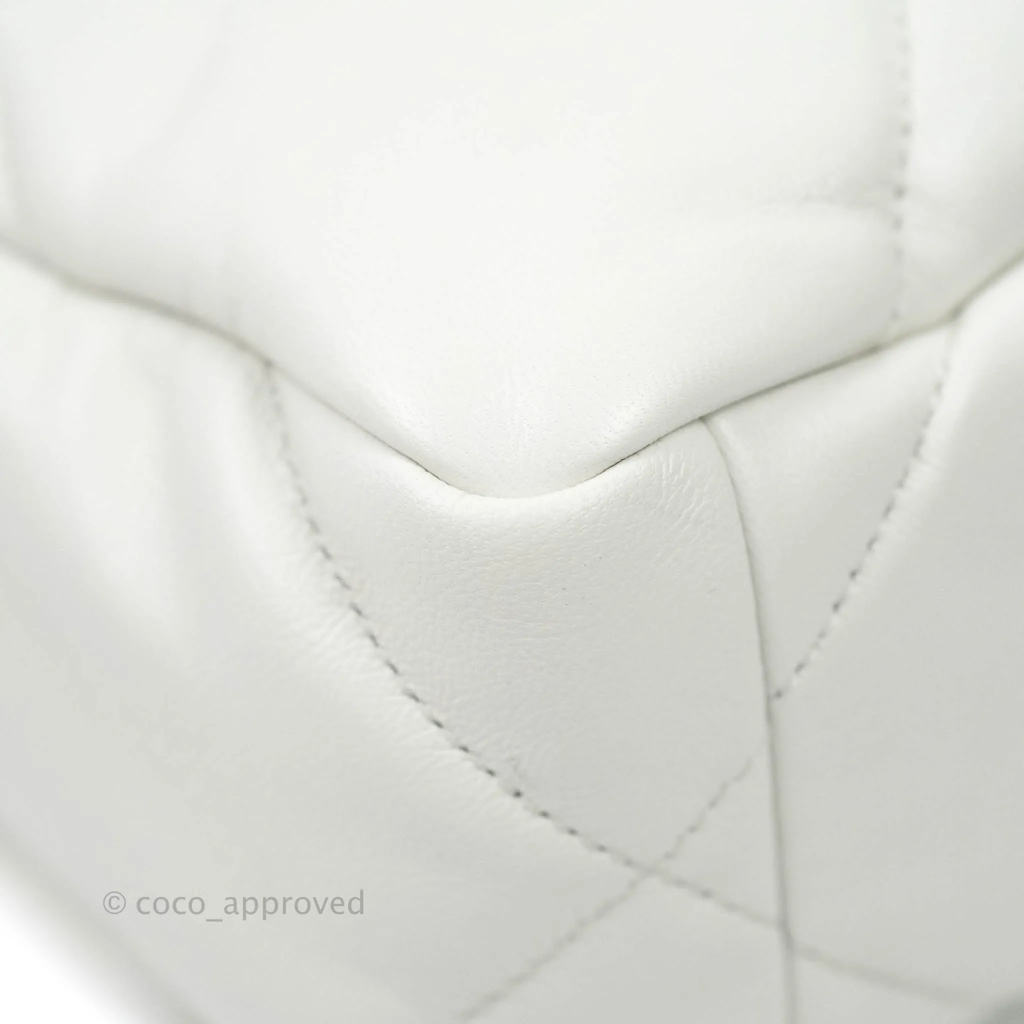 Chanel 19 Small White Mixed Hardware