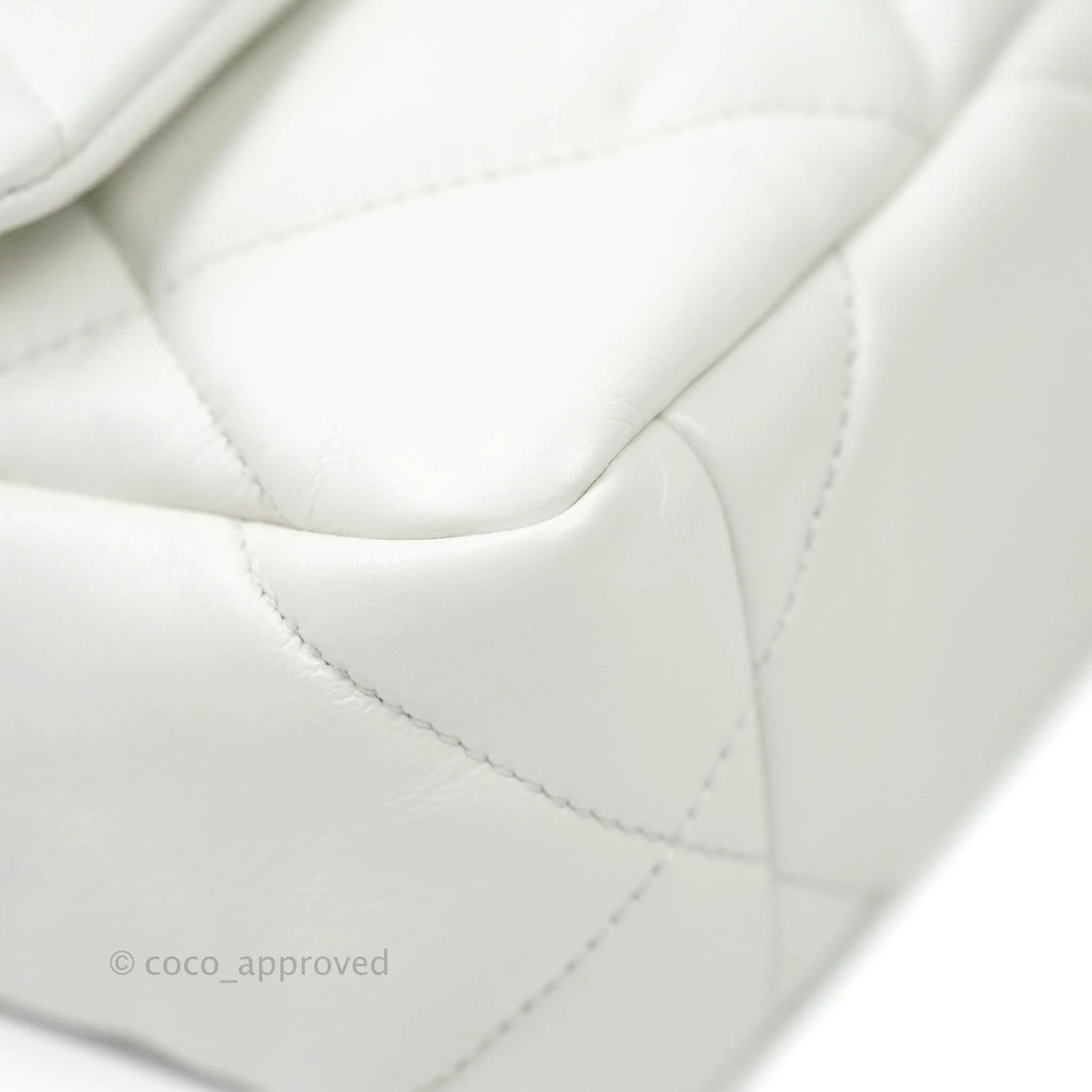 Chanel 19 Small White Mixed Hardware