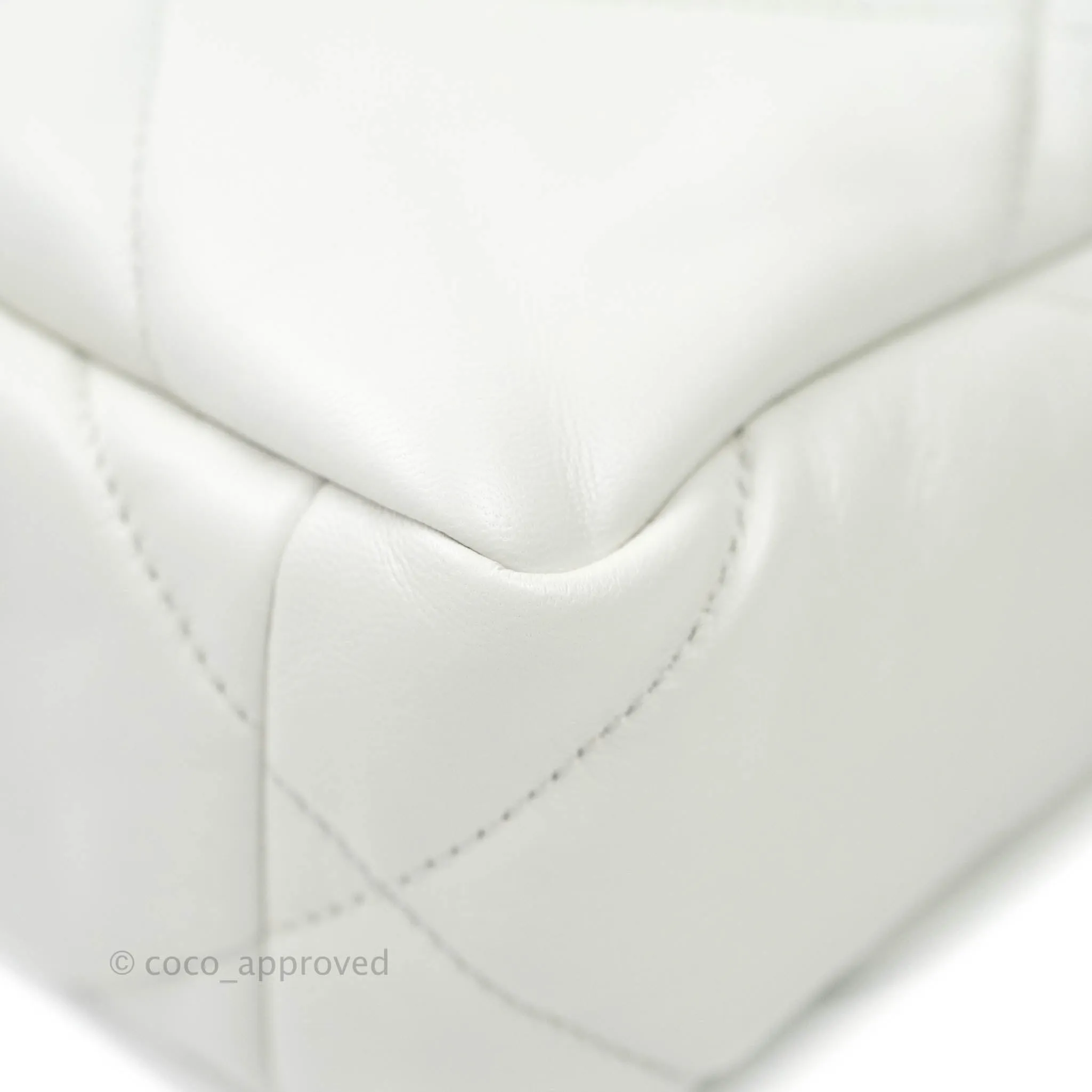 Chanel 19 Small White Mixed Hardware