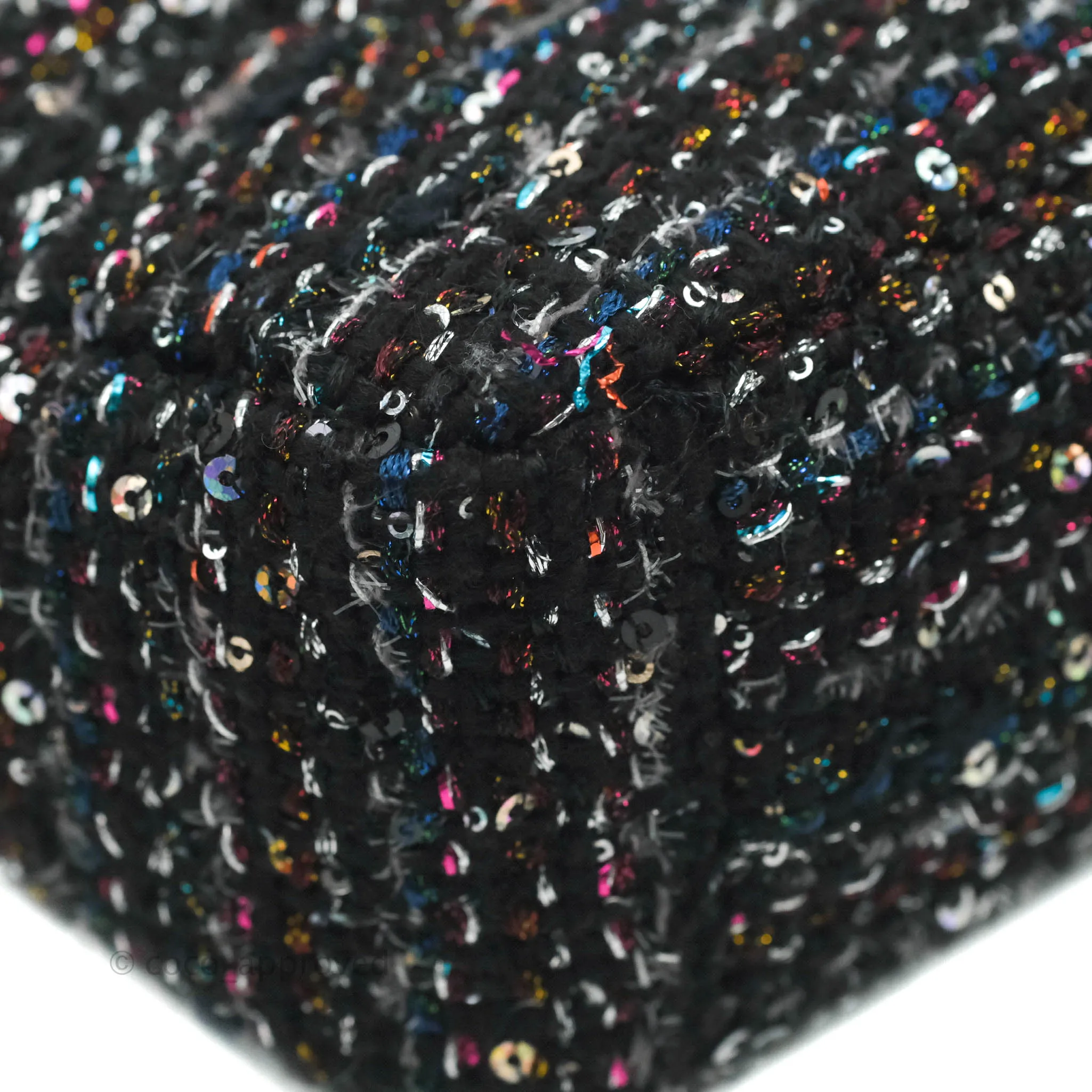 Chanel 19 Tweed Sequin Quilted Flap Black Multicolor
