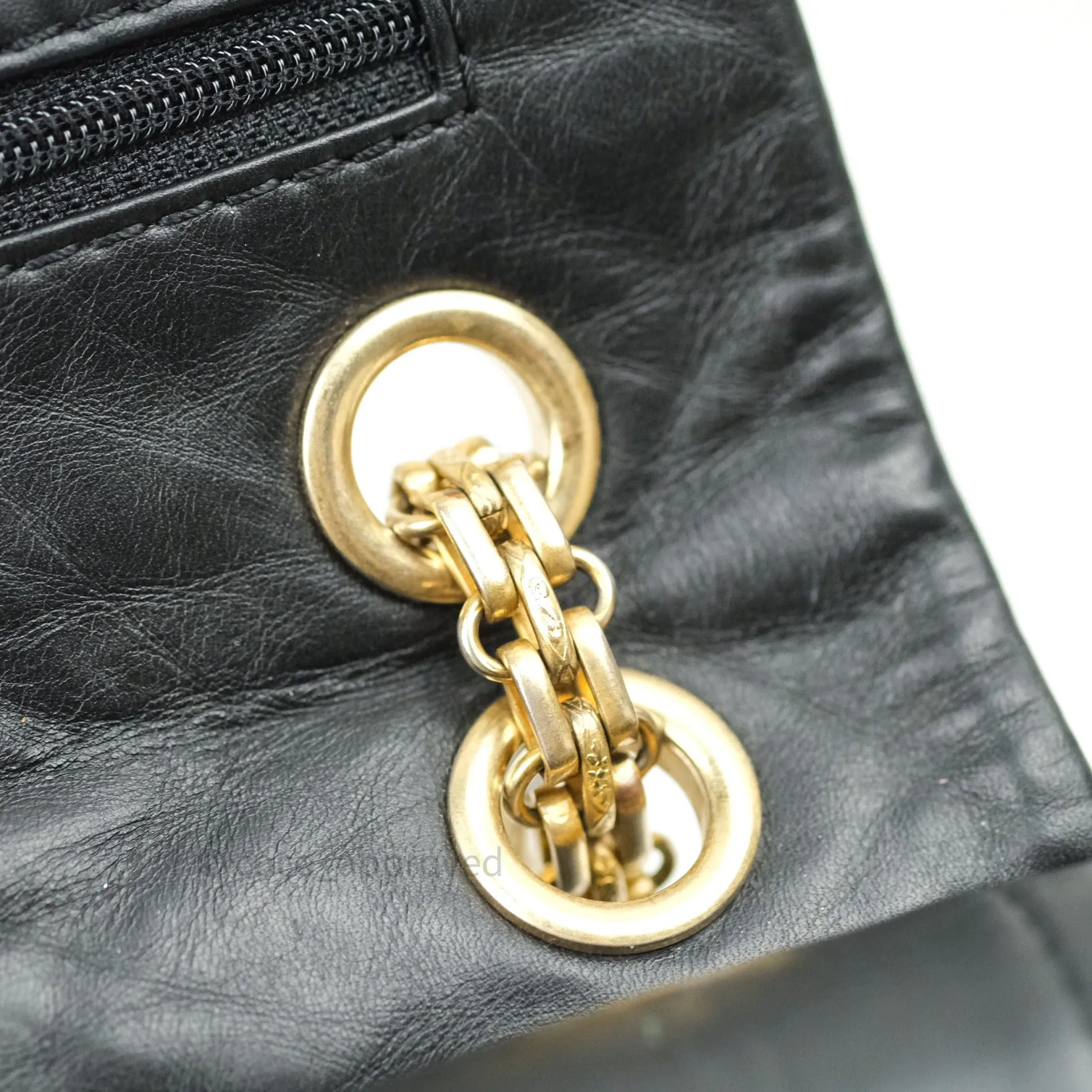 Chanel 2.55 Reissue Aged Calfskin 225 Flap Black Gold Hardware