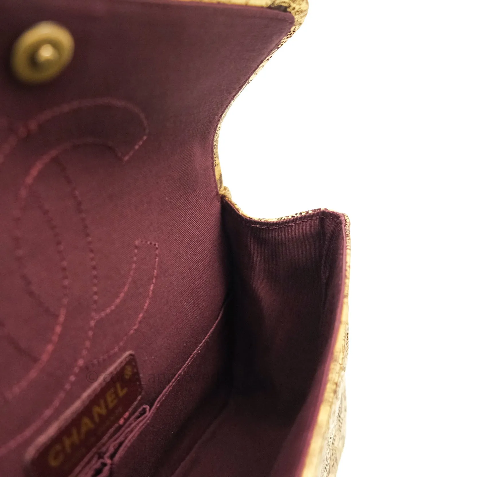 Chanel 2.55 Reissue Paris-Moscow Quilted Metallic Hand Painted Leather