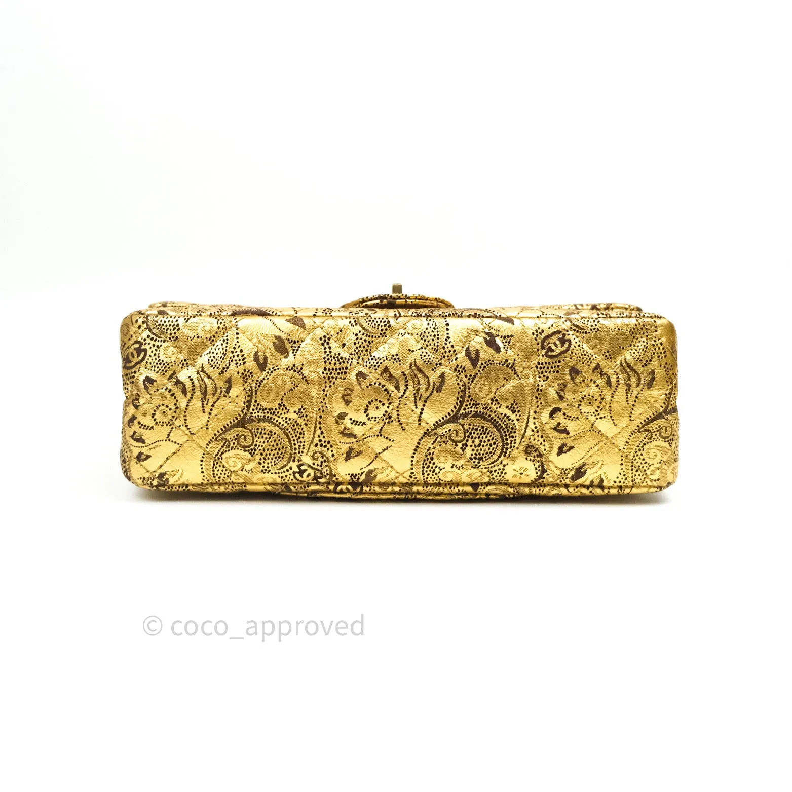 Chanel 2.55 Reissue Paris-Moscow Quilted Metallic Hand Painted Leather