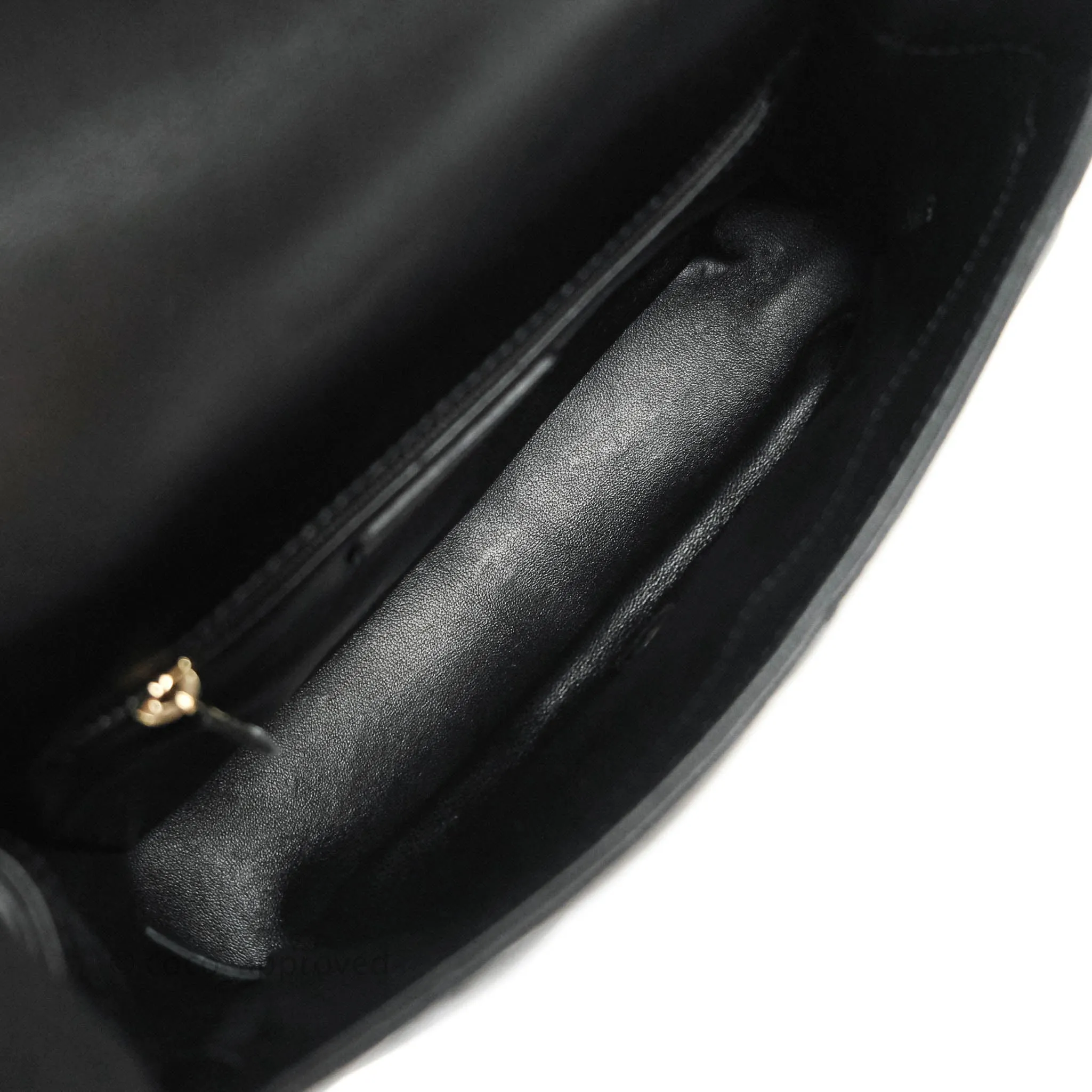 Chanel Easy Cherry Flap Bag With Handle Black Lambskin Gold Hardware 19K