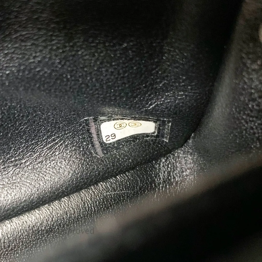 Chanel Mini Square Black Lambskin Gold Hardware