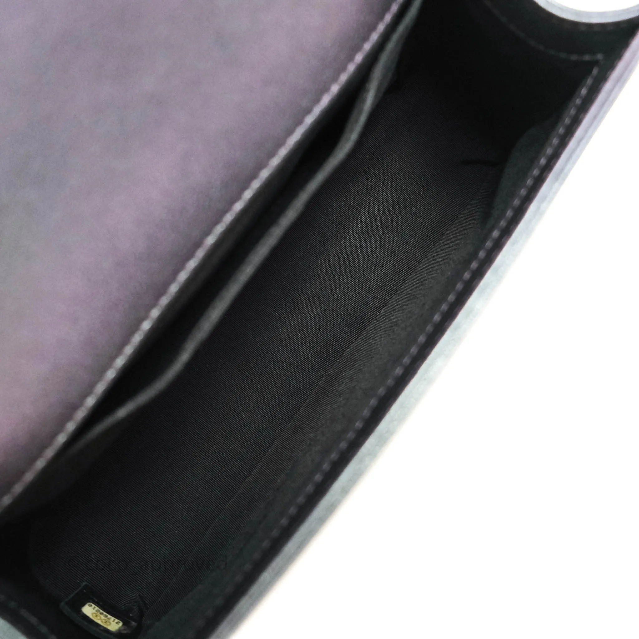 Chanel Purple Mermaid Iridescent Medium Calfskin Boy Bag